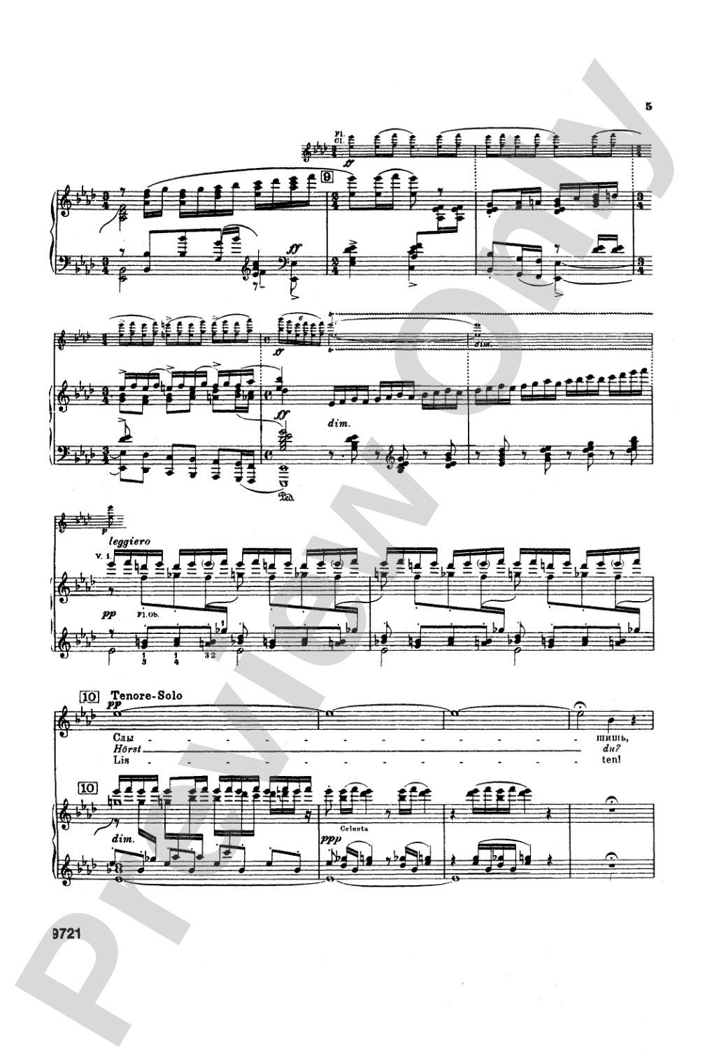 The Bells, Opus 35: Choir