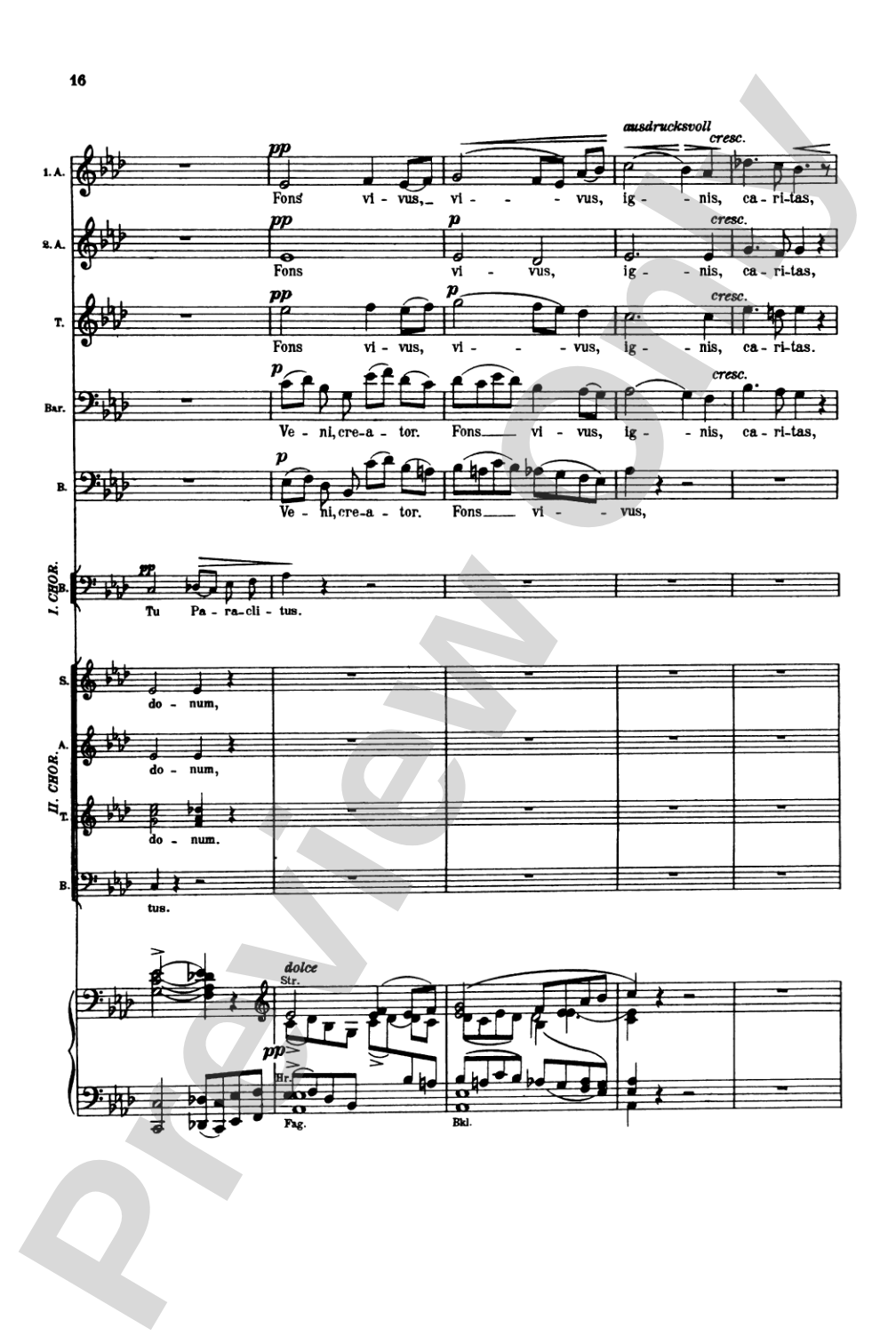 Symphony No. 8 in E-flat Major: Choir