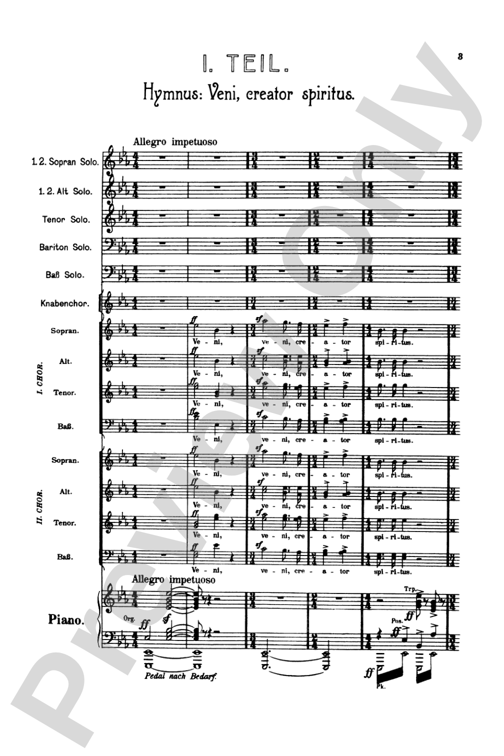 Symphony No. 8 in E-flat Major: Choir
