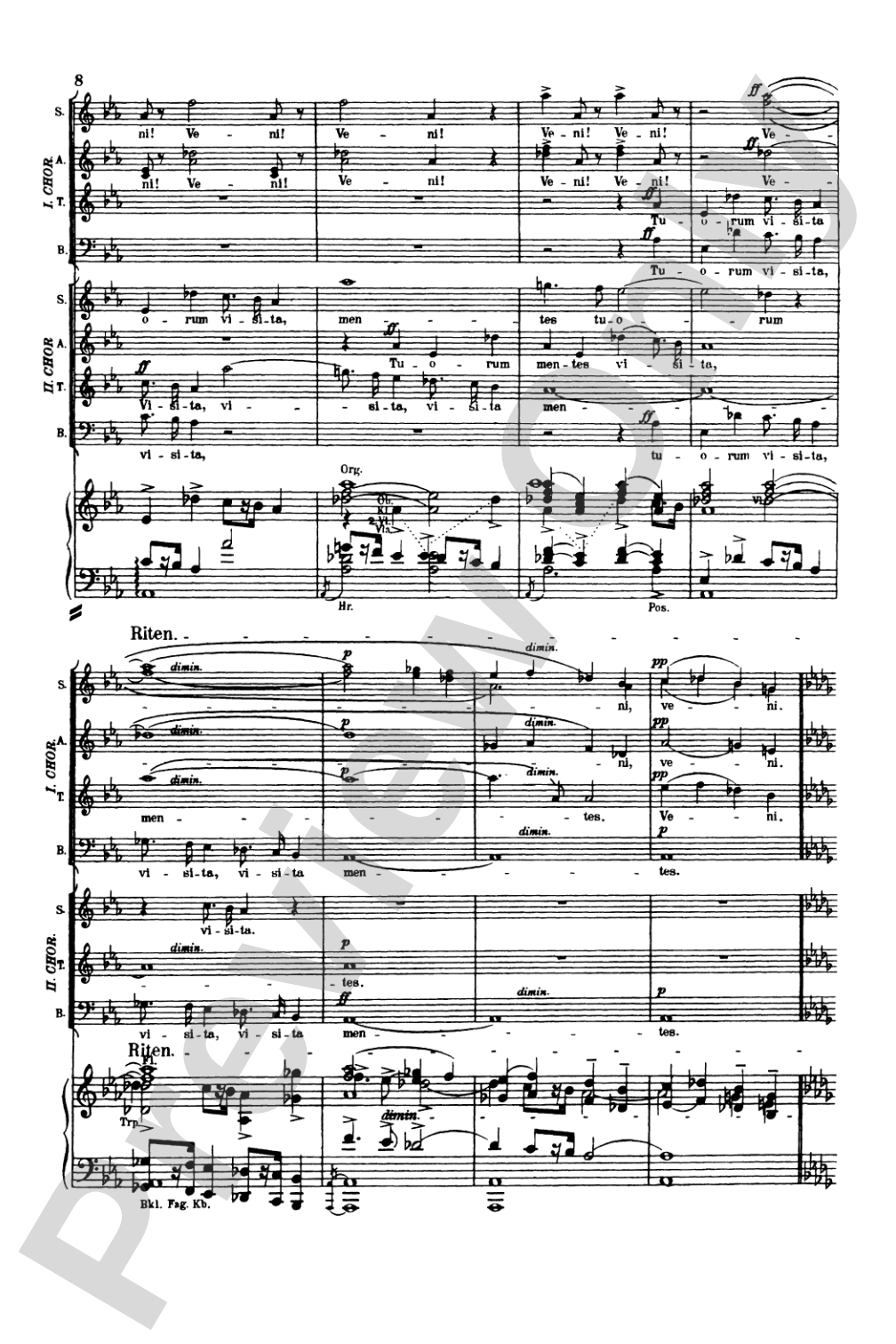 Symphony No. 8 in E-flat Major: Choir