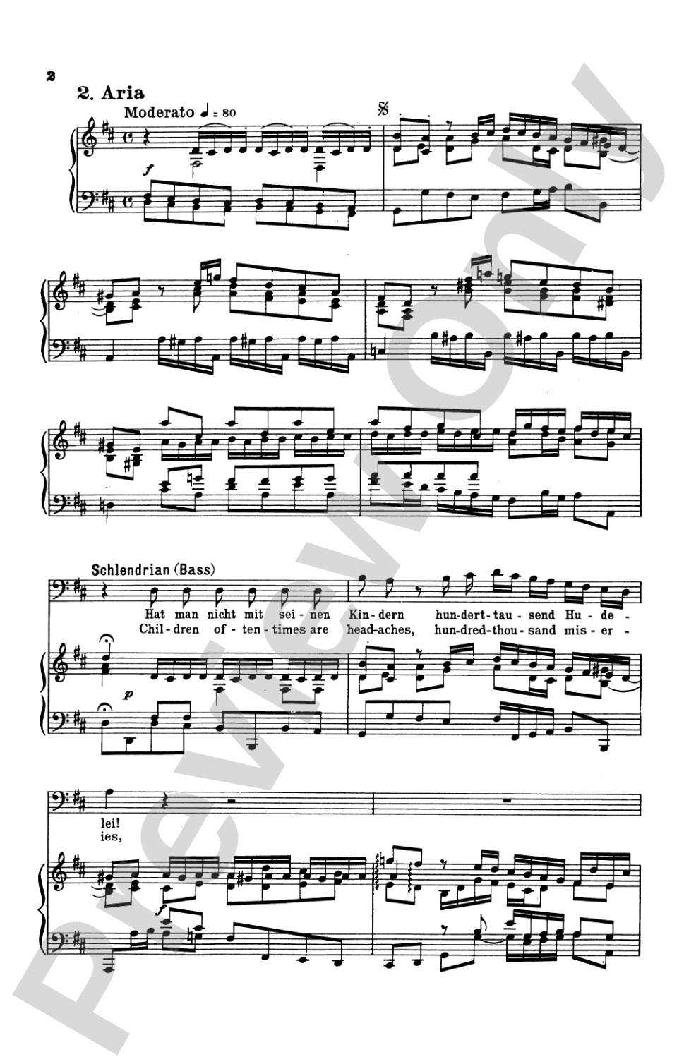 Cantata No. 211 -- Schweigt stille, plaudert nicht (Be Still, Stop Chattering) - "Coffee Cantata": Choir