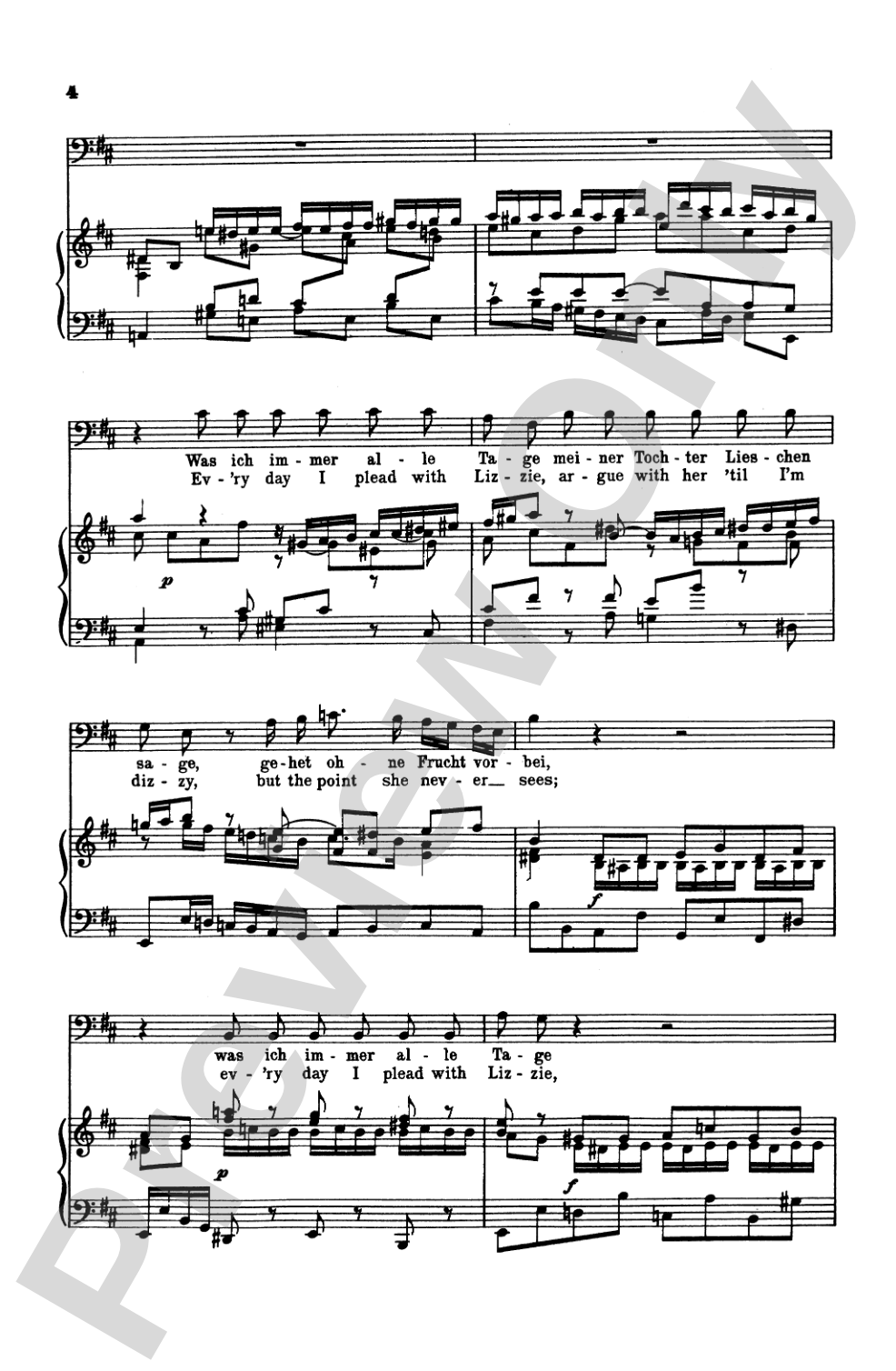 Cantata No. 211 -- Schweigt stille, plaudert nicht (Be Still, Stop Chattering) - "Coffee Cantata": Choir