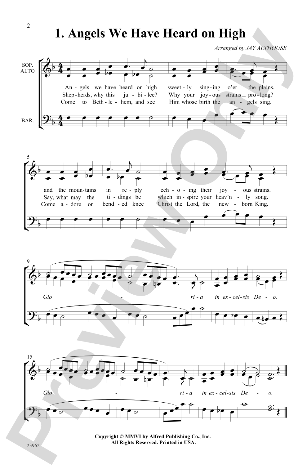 Joy! A Carol Collection: 20 <I>A Cappella Christmas Favorites: Choir