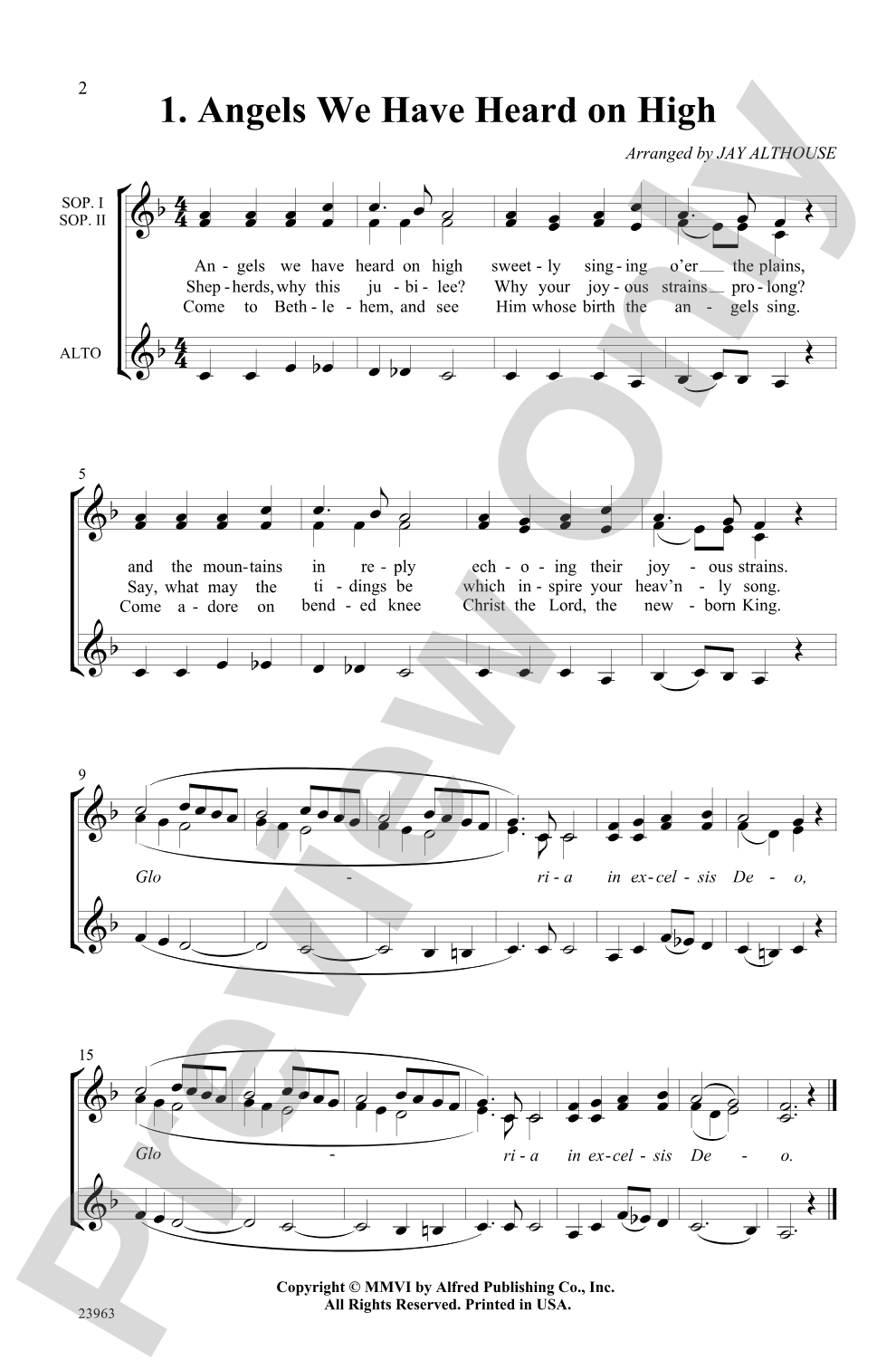 Joy! A Carol Collection: 20 <I>A Cappella</I> Christmas Favorites: Choir