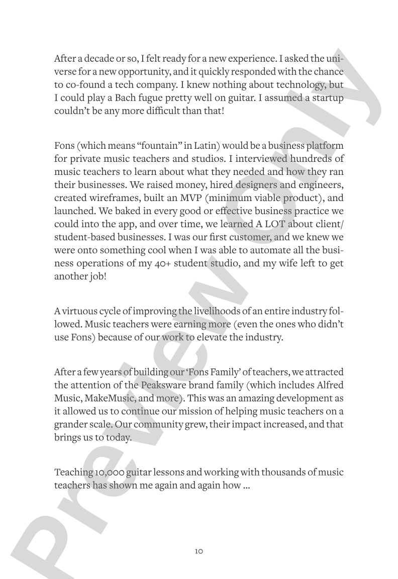 Lessons: A Modern Guide to the Business of Teaching Music