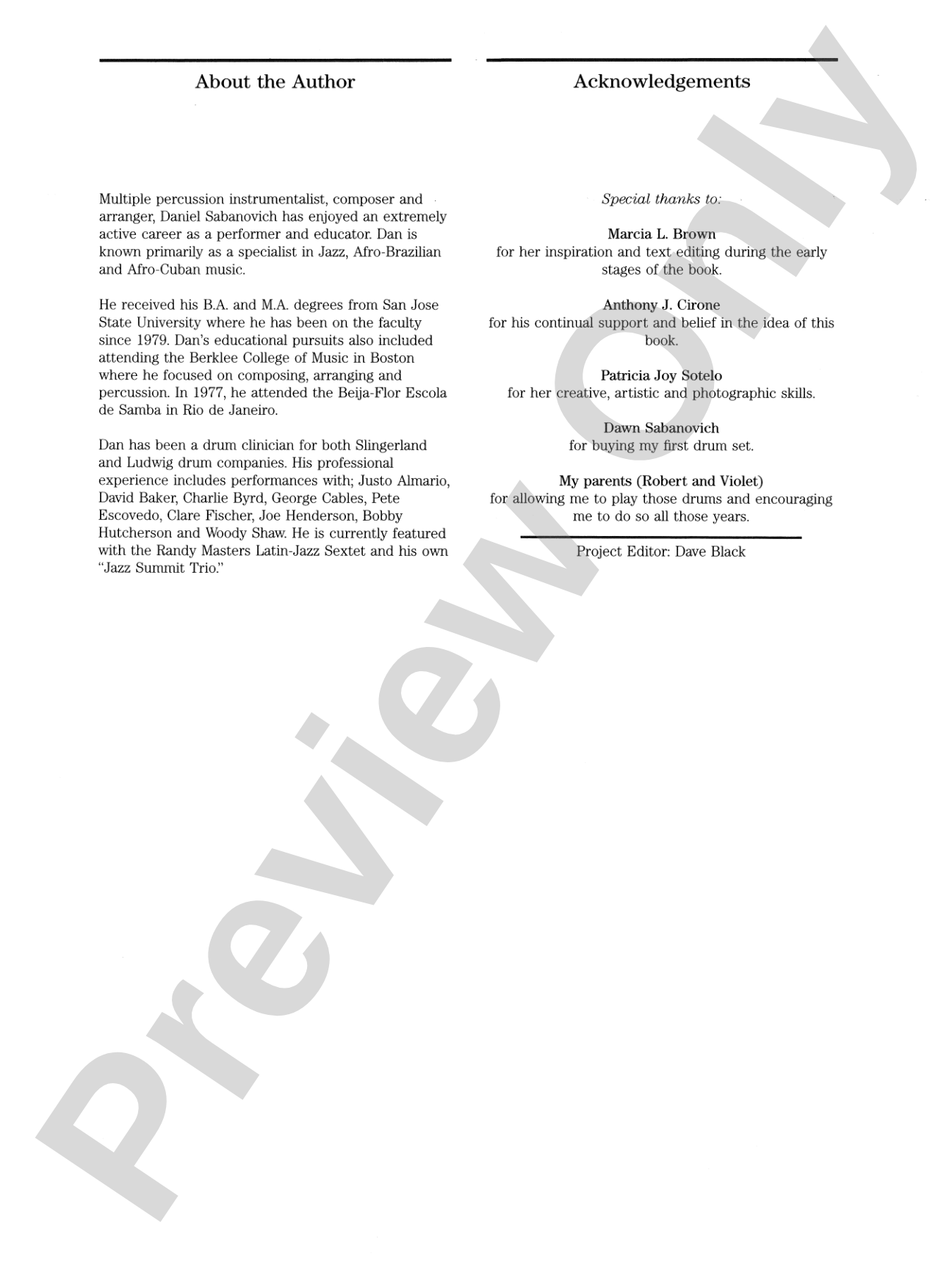 Brazilian Percussion Manual: Rhythms and Techniques with Application for the Drum Set