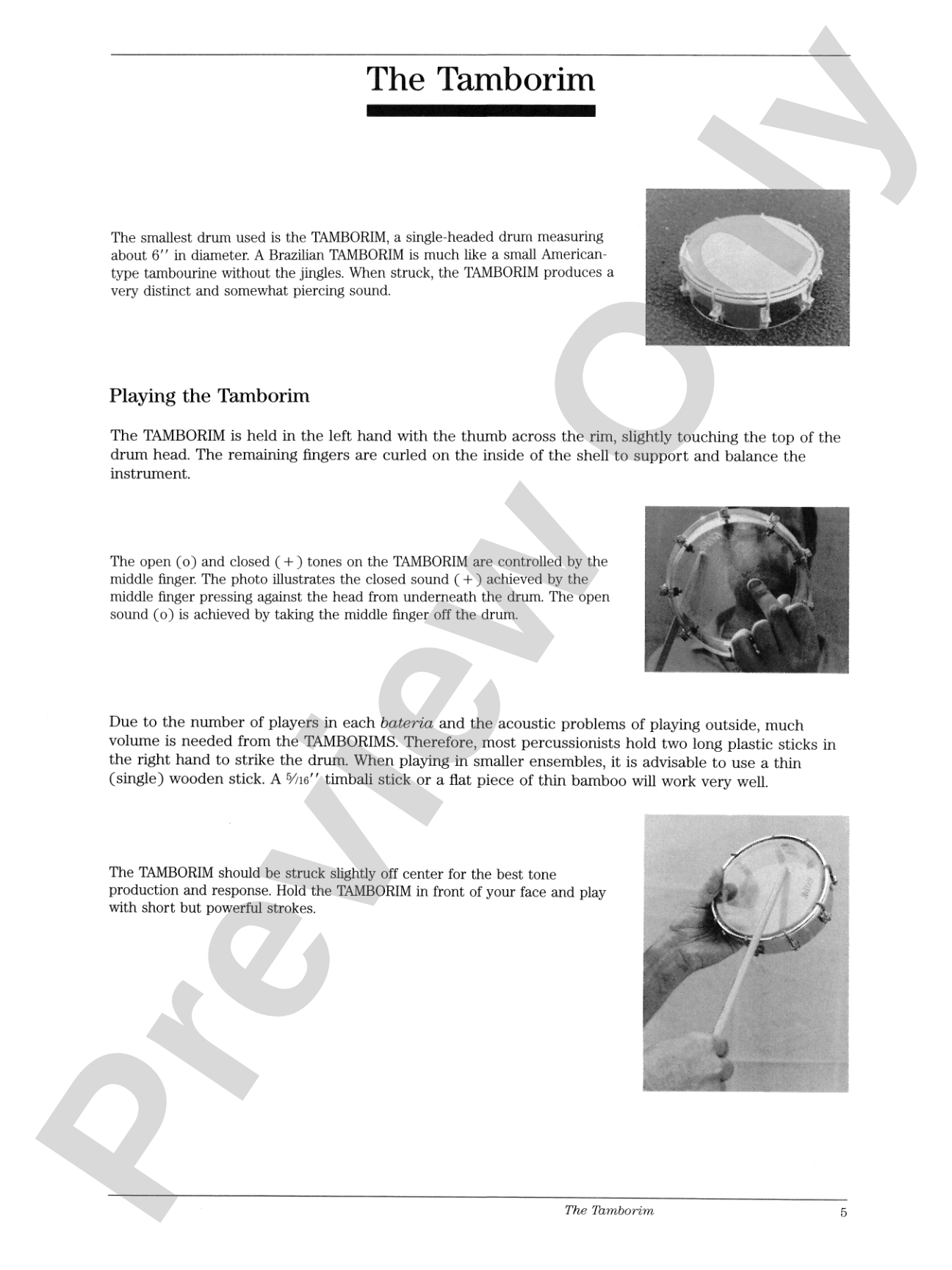 Brazilian Percussion Manual: Rhythms and Techniques with Application for the Drum Set