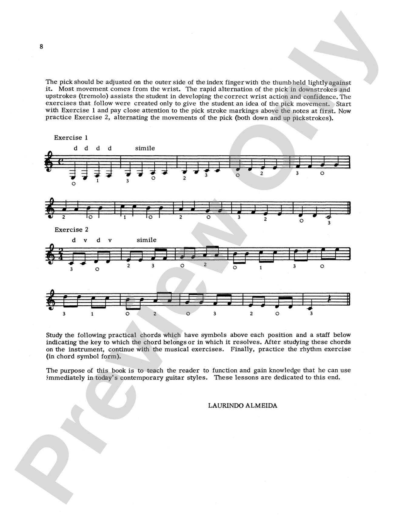 Laurindo Almeida Guitar Method: A Musical Approach That Allows All Learning to Be Immediately Applied to Performance: Solo Guitar
