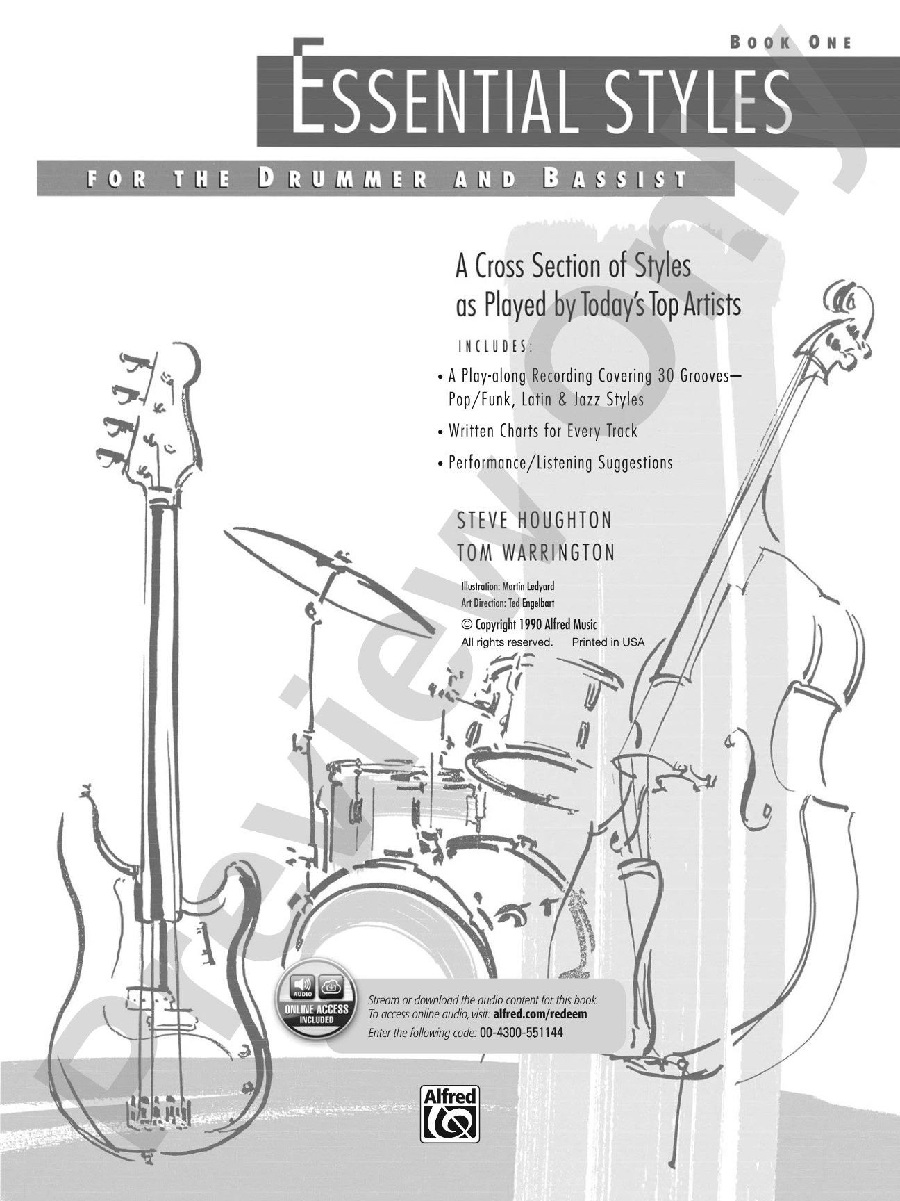 Essential Styles for the Drummer and Bassist, Book 1: A Cross Section of Styles As Played by Today's Top Artists