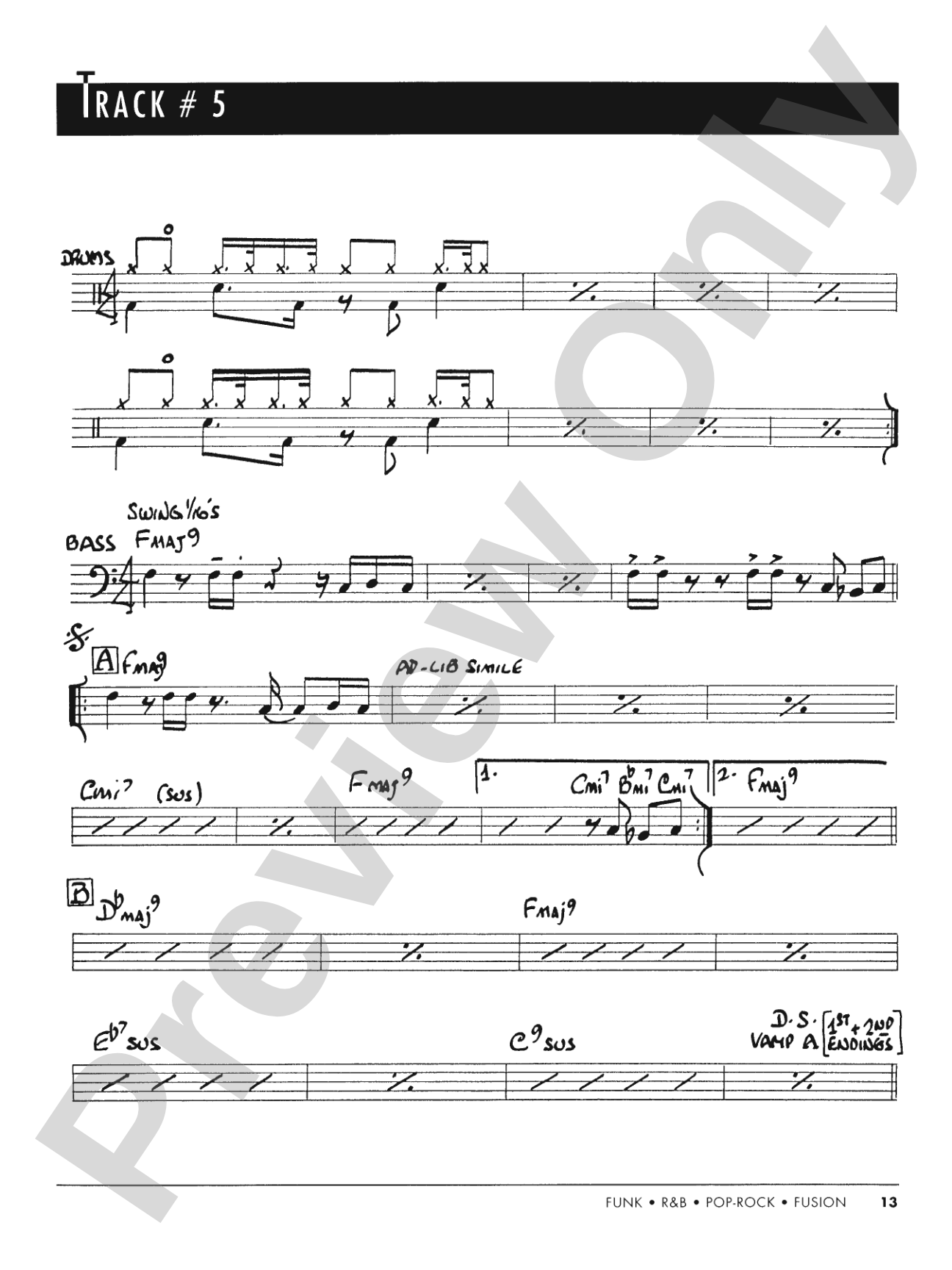 Essential Styles for the Drummer and Bassist, Book 1: A Cross Section of Styles As Played by Today's Top Artists