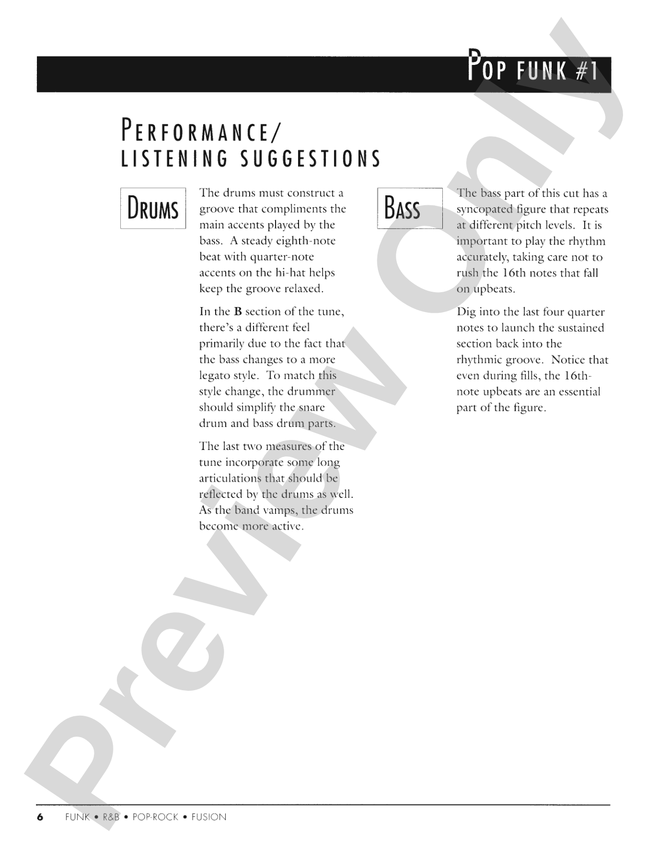 Essential Styles for the Drummer and Bassist, Book 1: A Cross Section of Styles As Played by Today's Top Artists