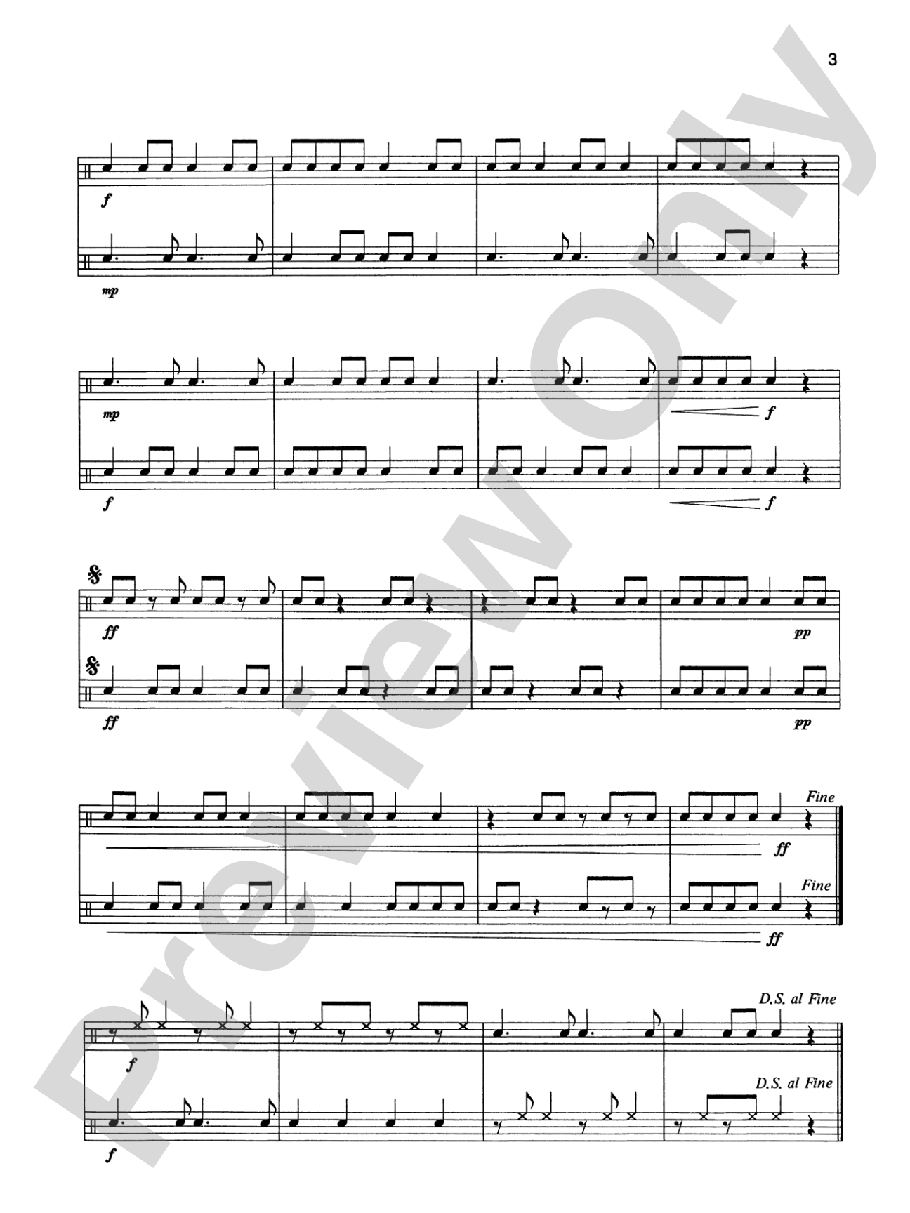 Alfred's Beginning Snare Drum Duets: 15 Duets That Correlate with Alfred's Drum Method, Book 1