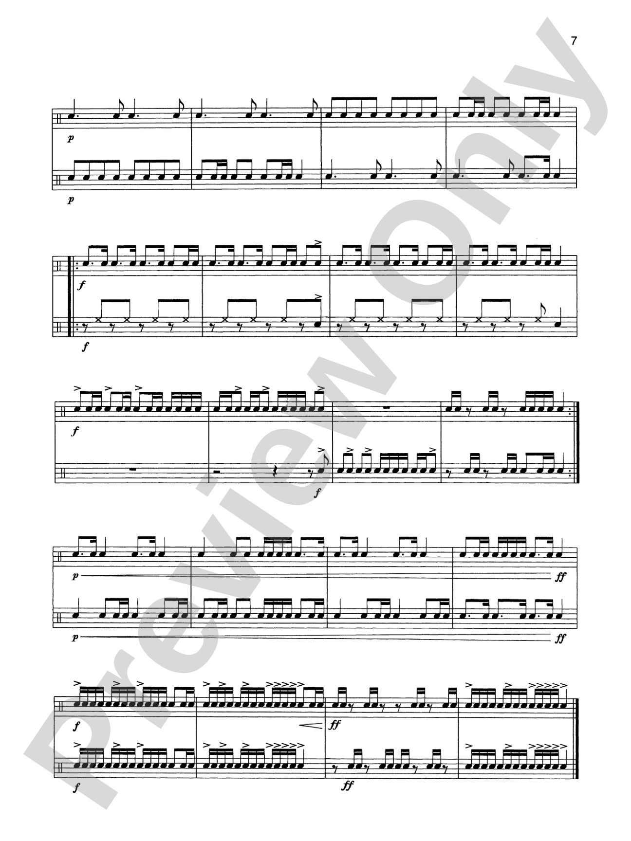 Alfred's Beginning Snare Drum Duets: 15 Duets That Correlate with Alfred's Drum Method, Book 1