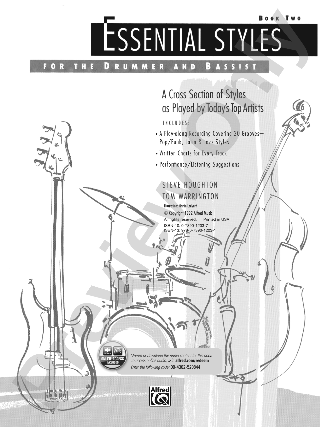 Essential Styles for the Drummer and Bassist, Book 2: A Cross Section of Styles As Played by Today's Top Artists