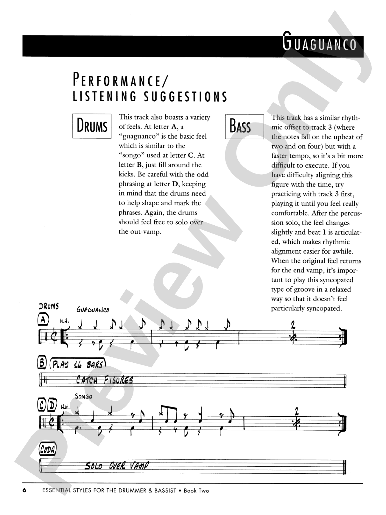 Essential Styles for the Drummer and Bassist, Book 2: A Cross Section of Styles As Played by Today's Top Artists