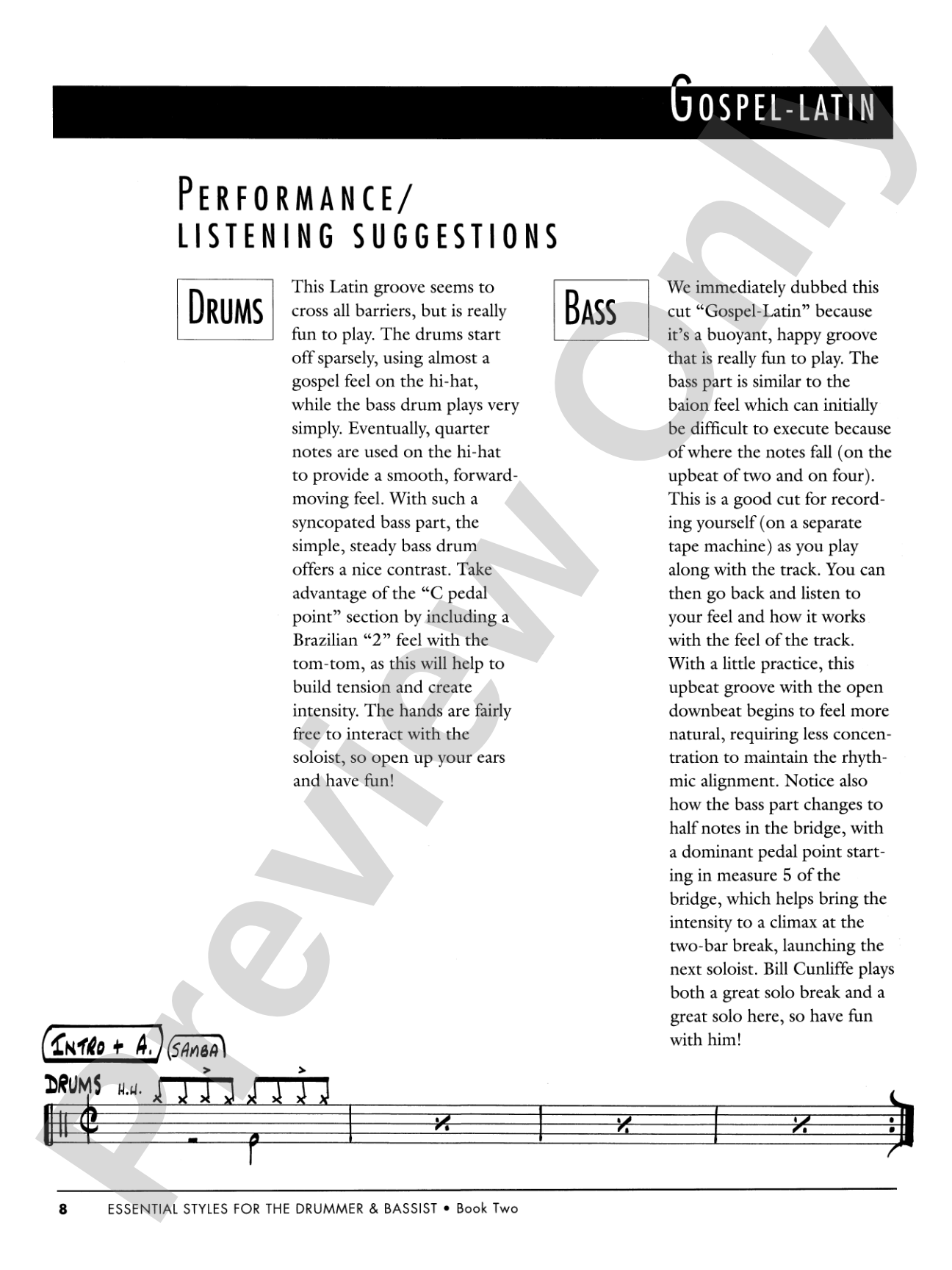 Essential Styles for the Drummer and Bassist, Book 2: A Cross Section of Styles As Played by Today's Top Artists
