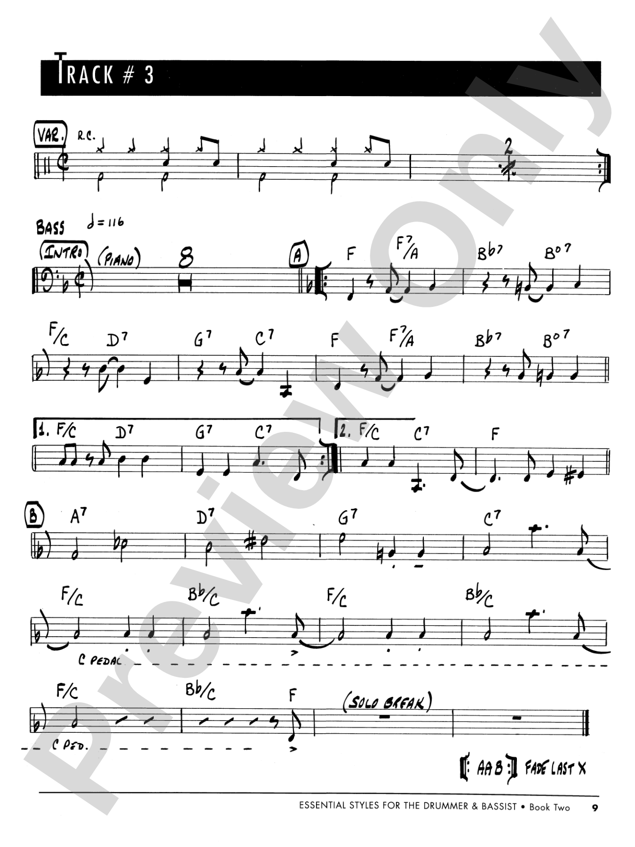 Essential Styles for the Drummer and Bassist, Book 2: A Cross Section of Styles As Played by Today's Top Artists