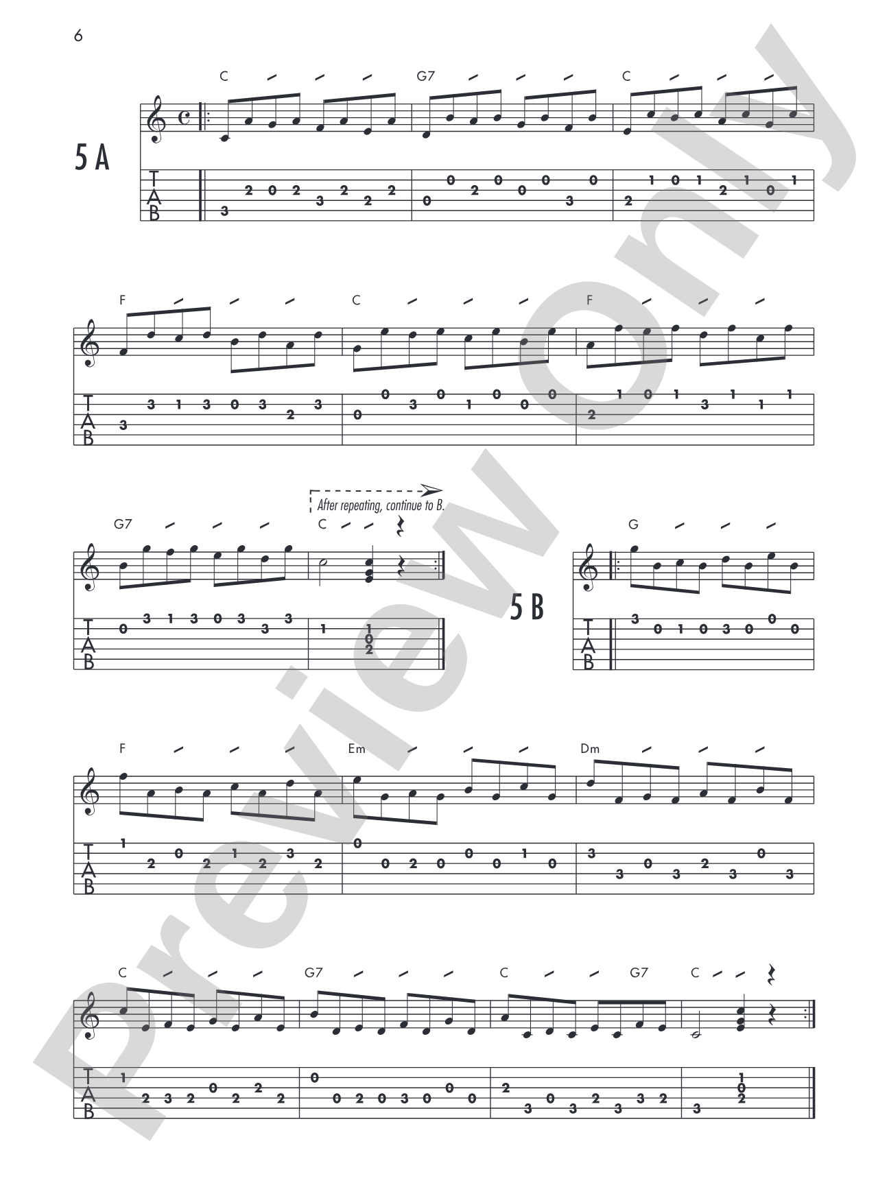 Hanon for Guitar: In TAB: Also for Banjo and Mandolin: Solo Guitar