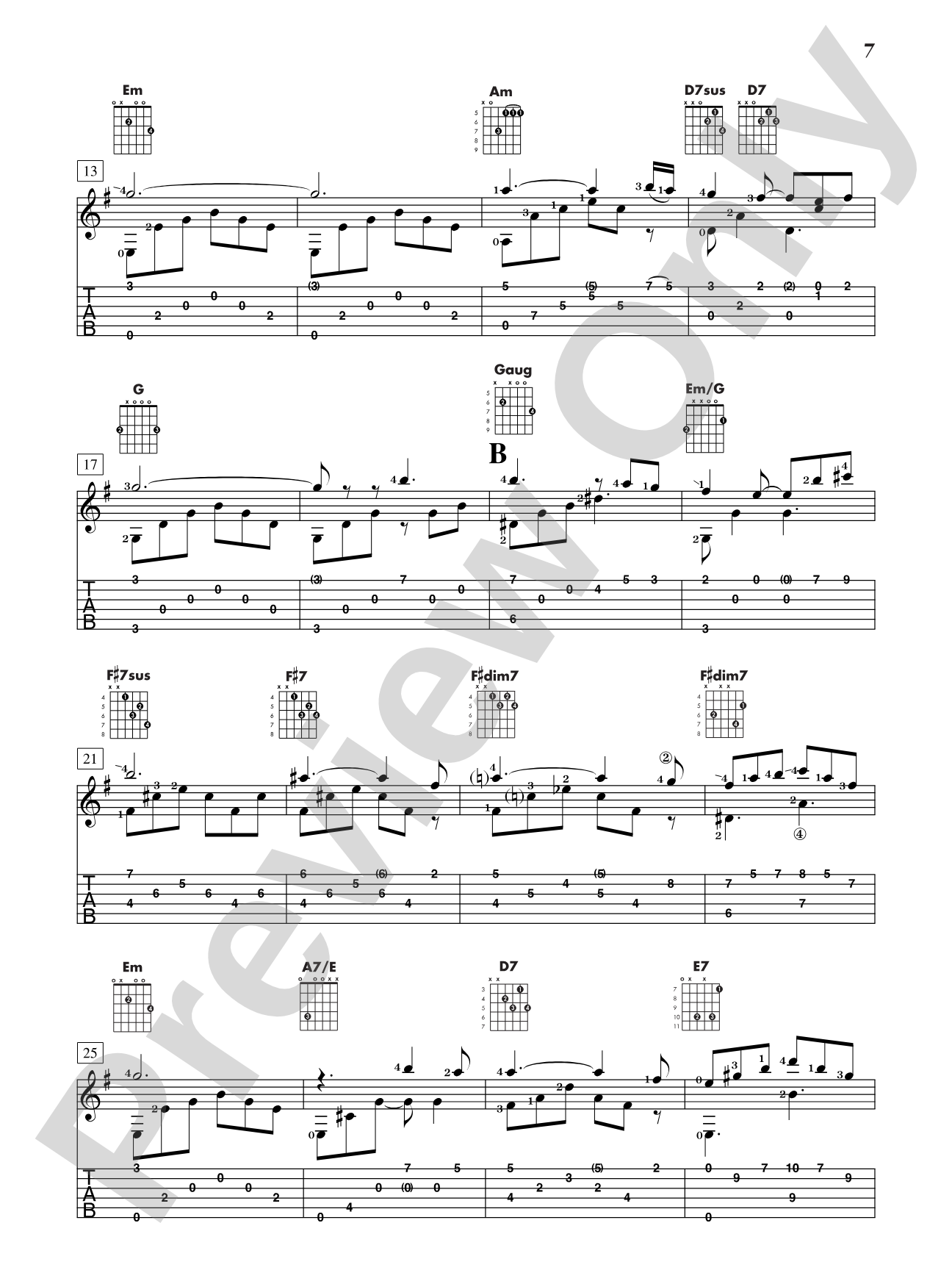 Wedding for Guitar: In TAB: Solos and Duets with Optional Parts for C Instruments: Solo Guitar