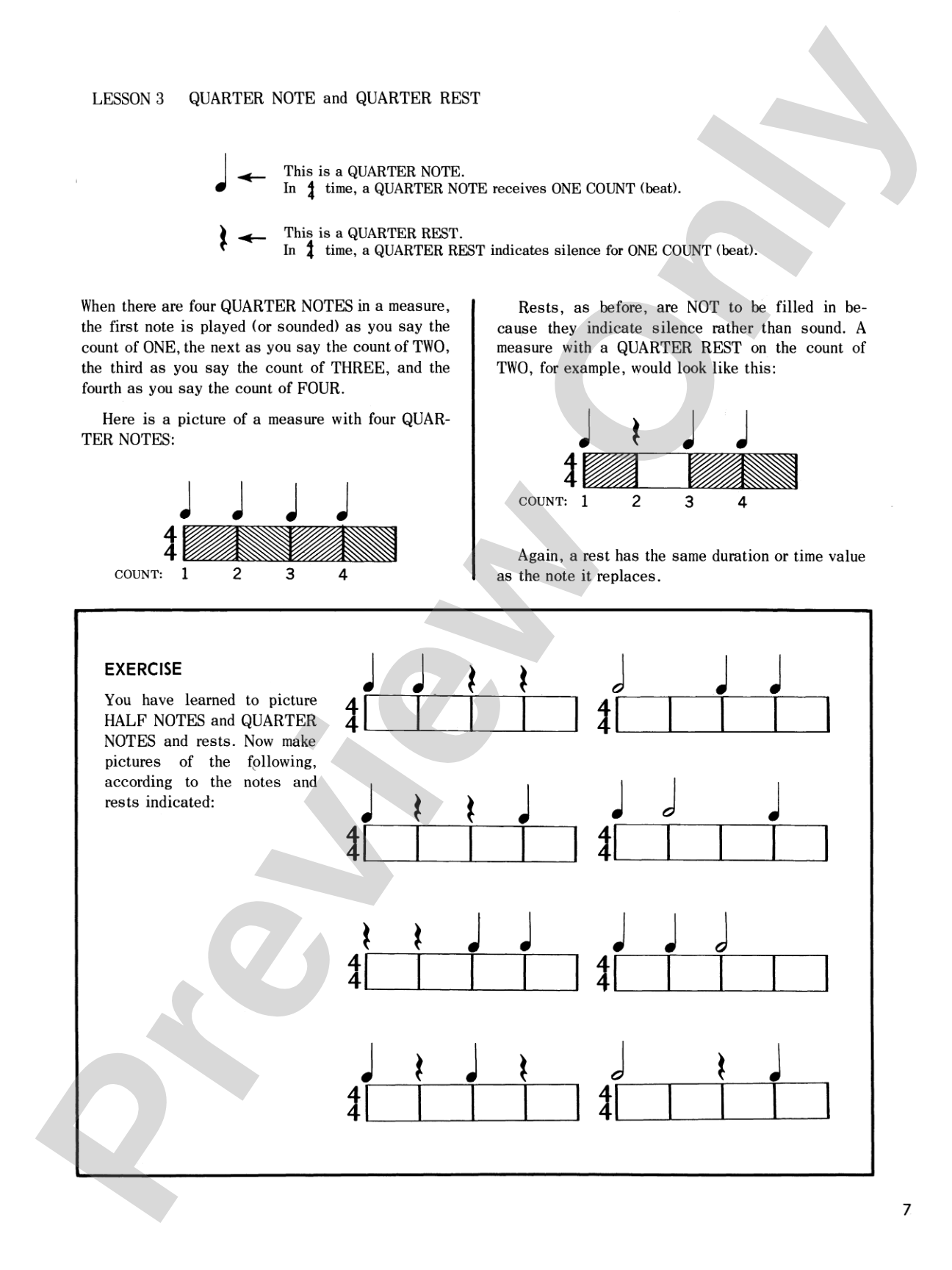 Counting Time: A Notespeller to Provide the Student with Visual and Aural Conceptions of Rhythm -- An Invaluable Aid for All Music Students: Piano