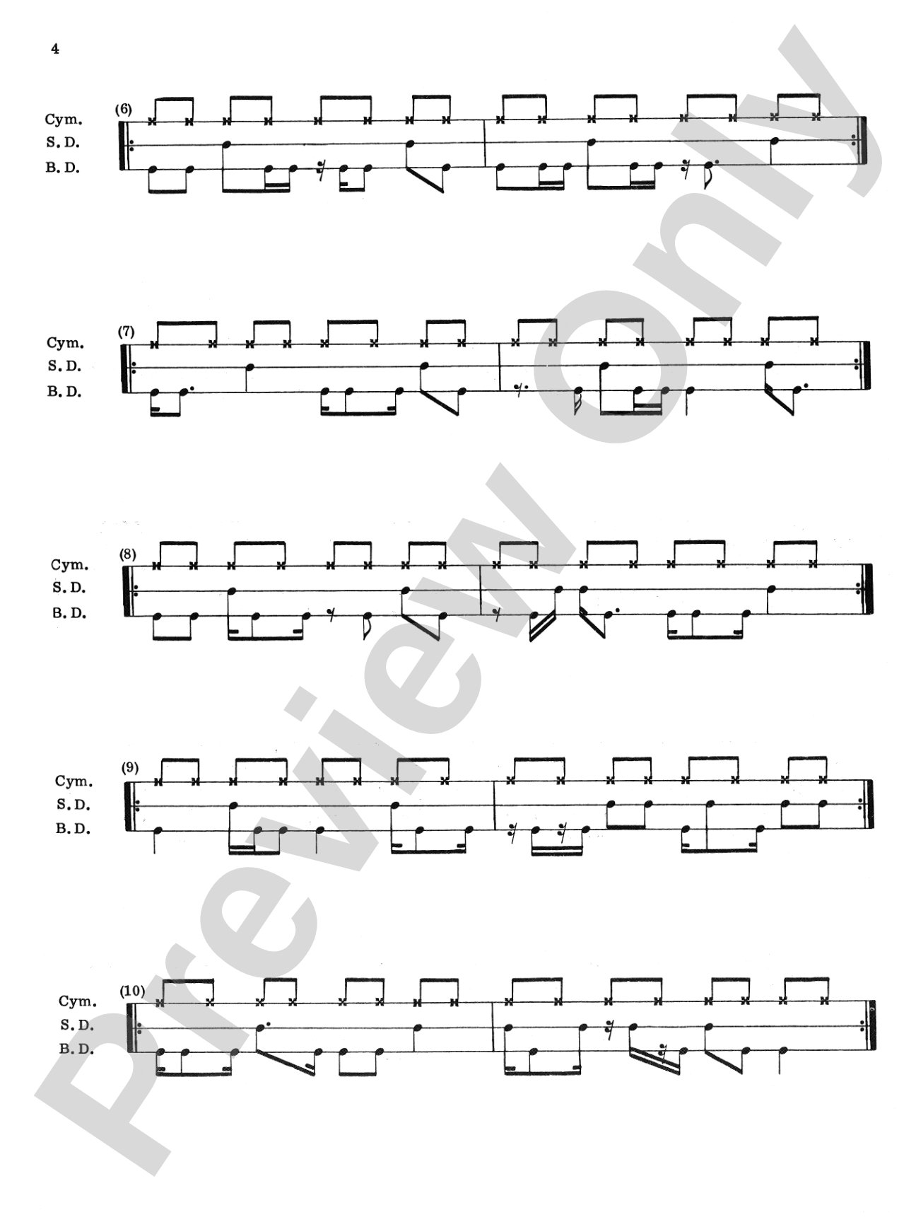 Rockin' Bass Drum, Book 2: A Repertoire of Exciting Rhythmic Patterns to Develop Coordination for Today's Rock Styles