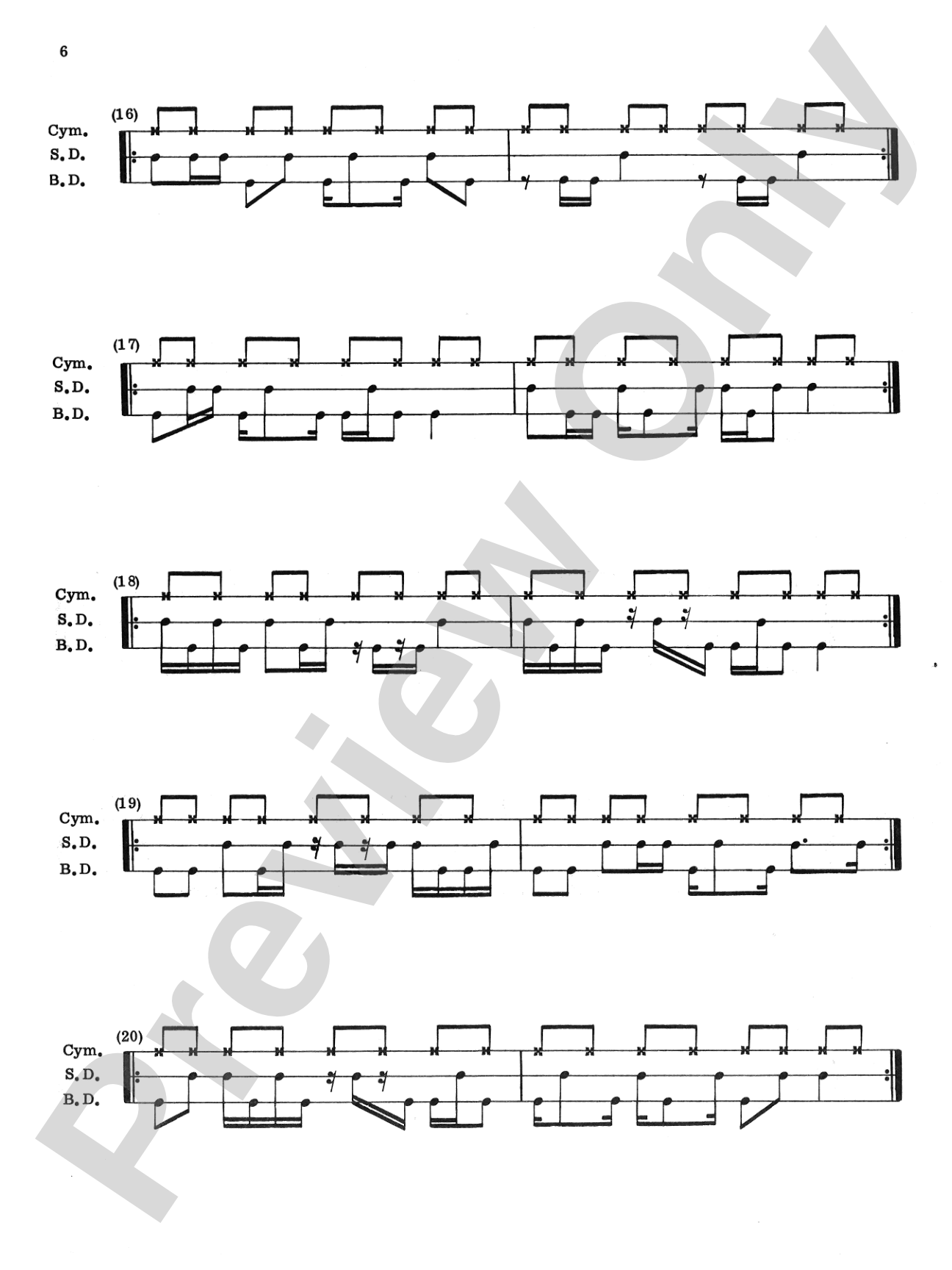 Rockin' Bass Drum, Book 2: A Repertoire of Exciting Rhythmic Patterns to Develop Coordination for Today's Rock Styles