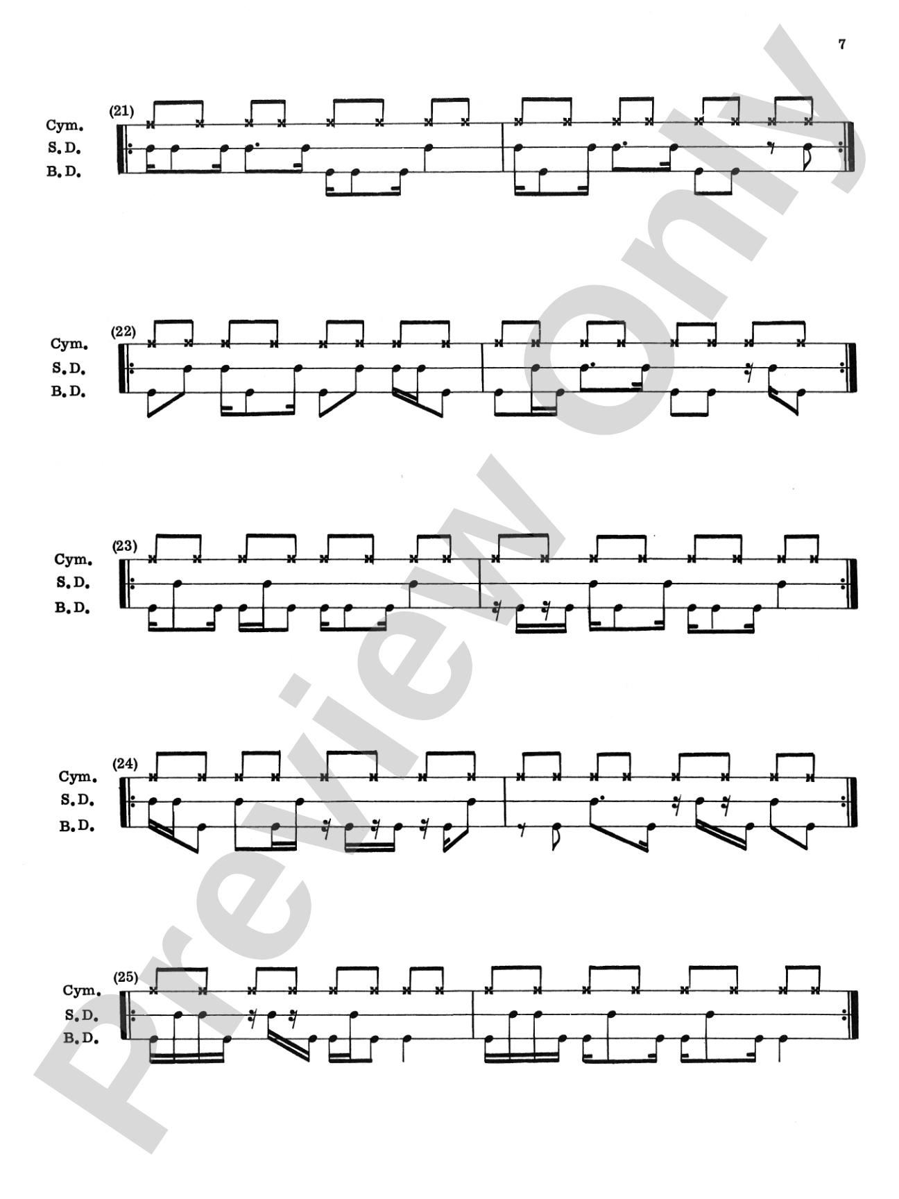 Rockin' Bass Drum, Book 2: A Repertoire of Exciting Rhythmic Patterns to Develop Coordination for Today's Rock Styles