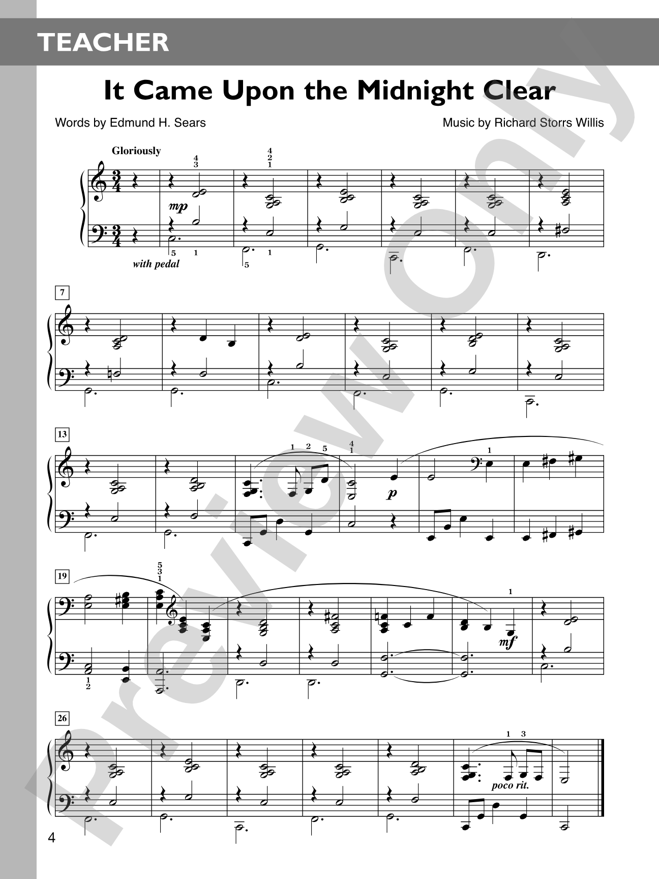 The Music Tree: Christmas, Part 1: 7 Duets for Student and Teacher: Piano