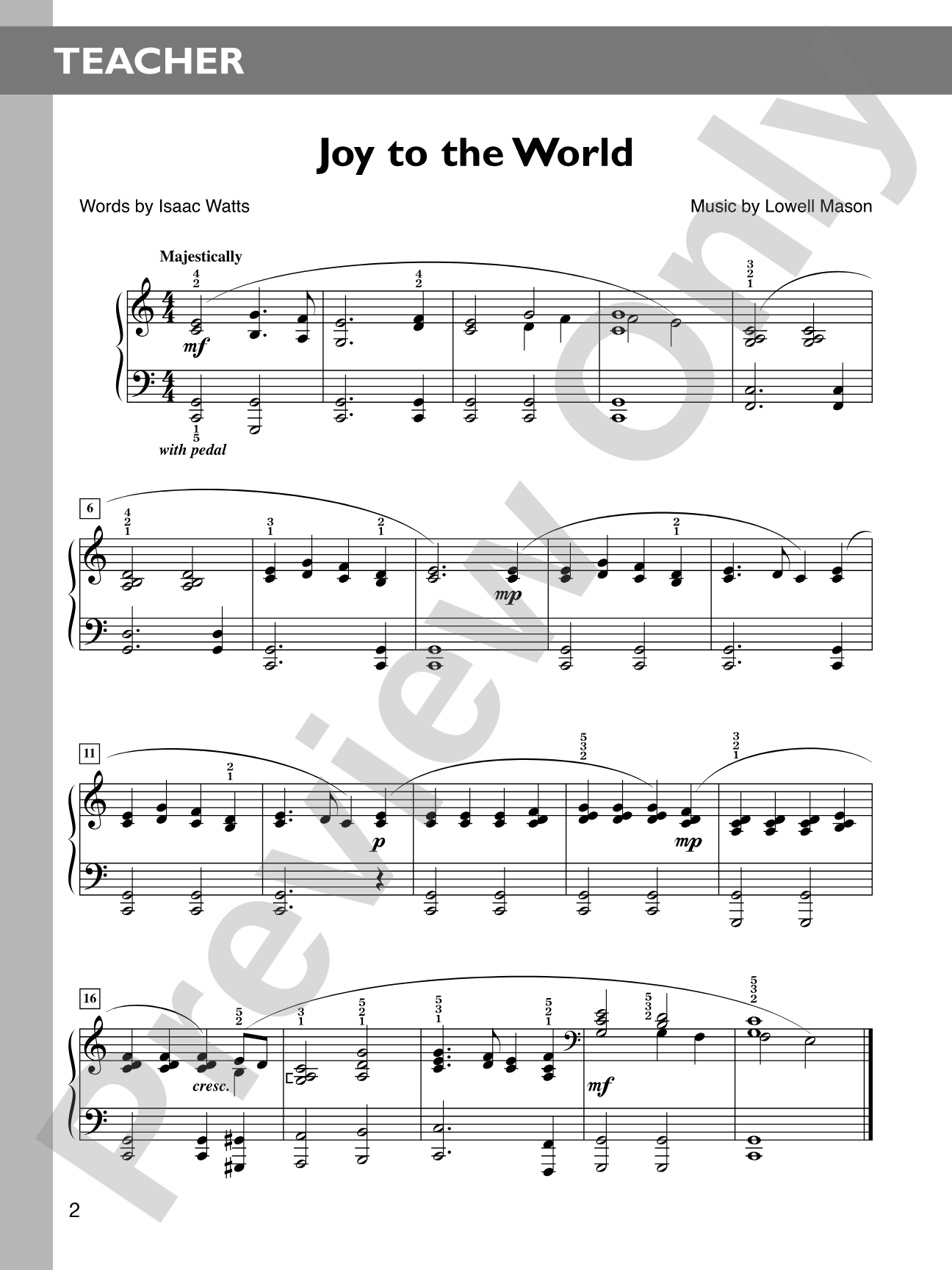 The Music Tree: Christmas, Part 2: 7 Duets for Student and Teacher: Piano