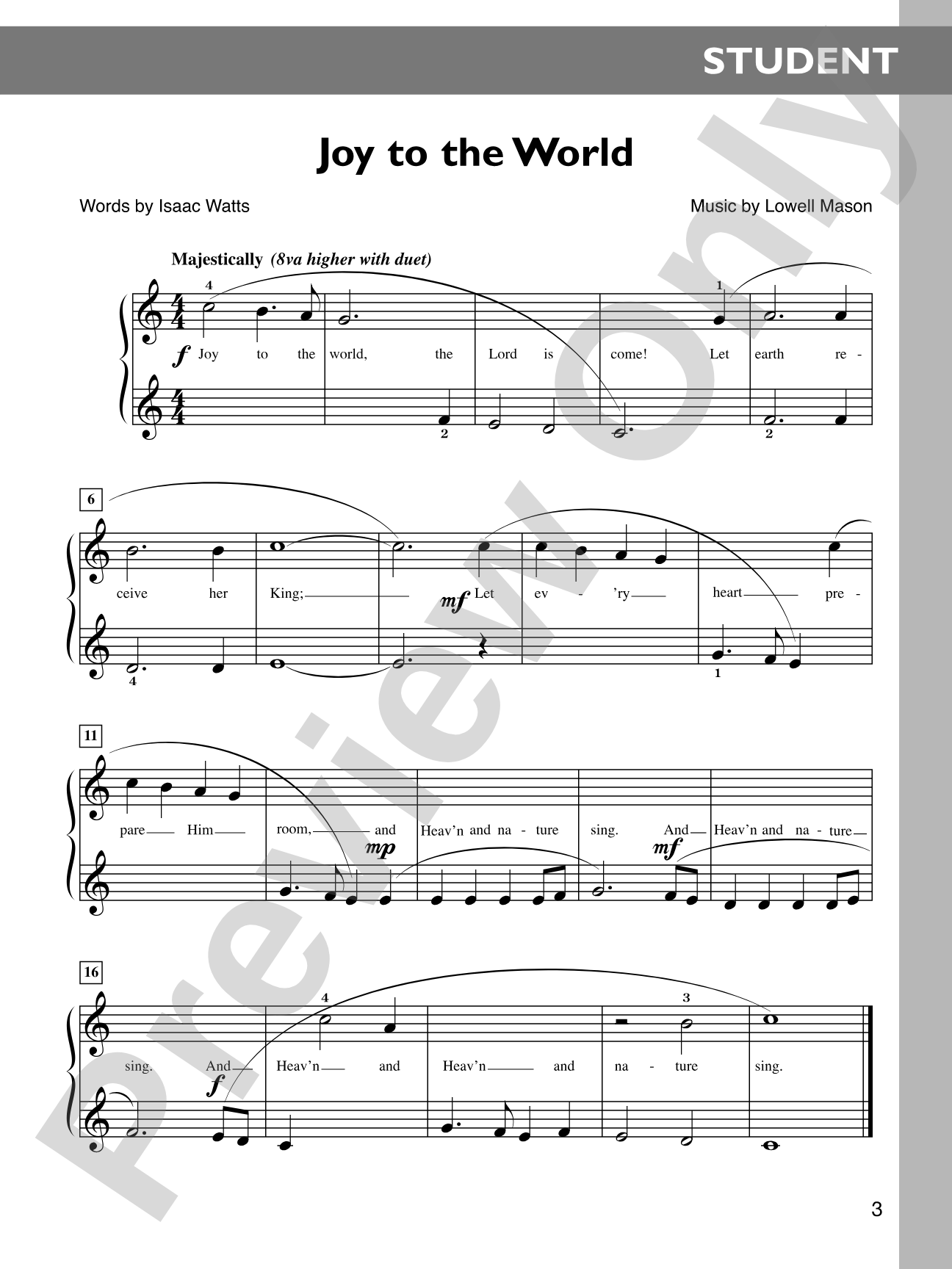 The Music Tree: Christmas, Part 2: 7 Duets for Student and Teacher: Piano