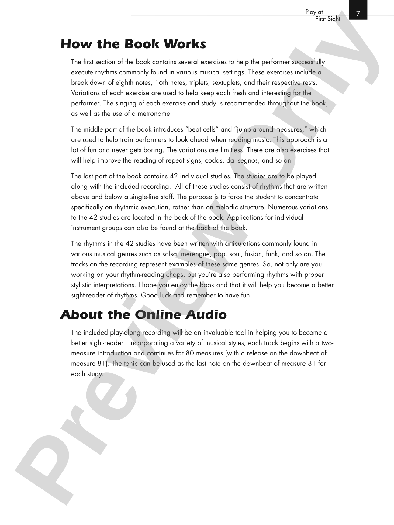 Play at First Sight: The Ultimate Musician's Guide to Better Sight-Reading