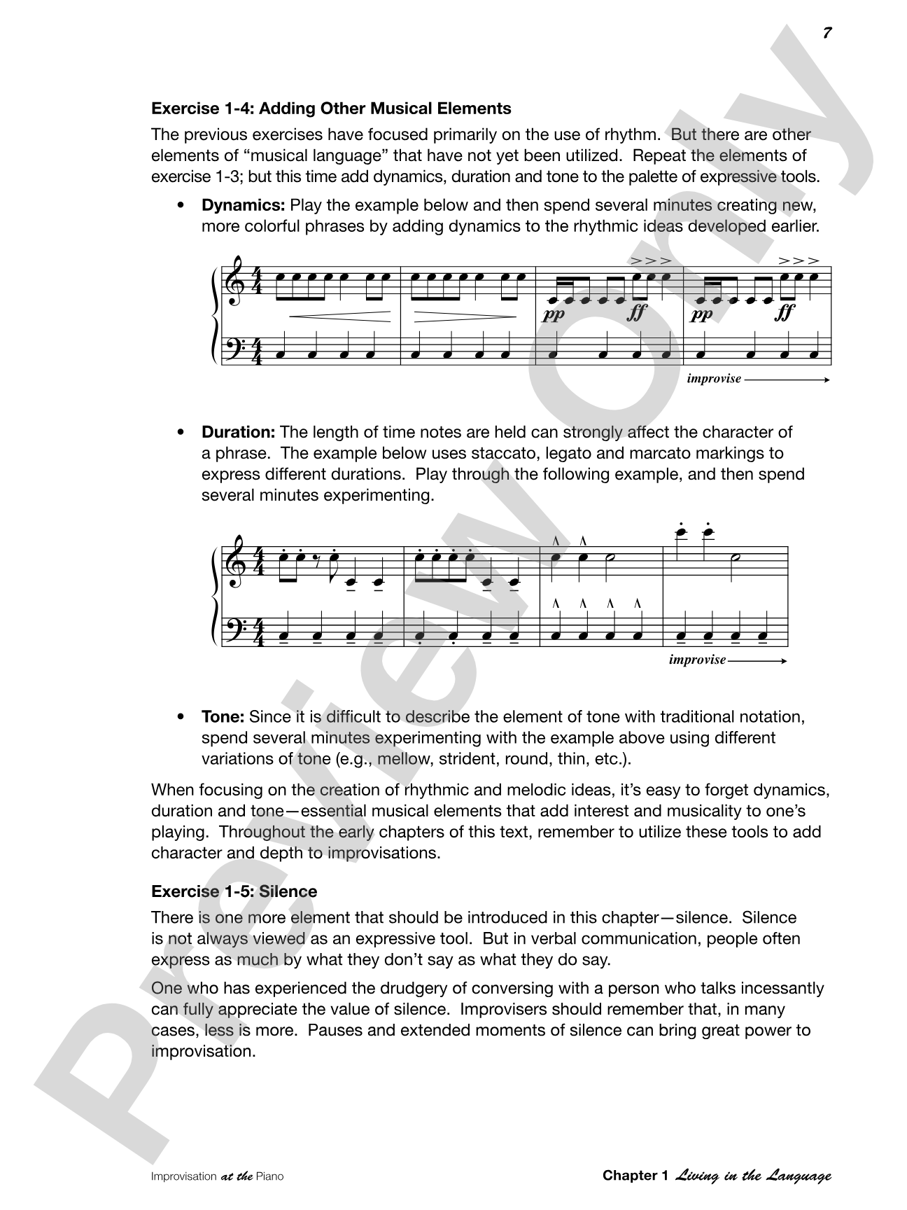 Improvisation at the Piano: A Systematic Approach for the Classically Trained Pianist: Piano