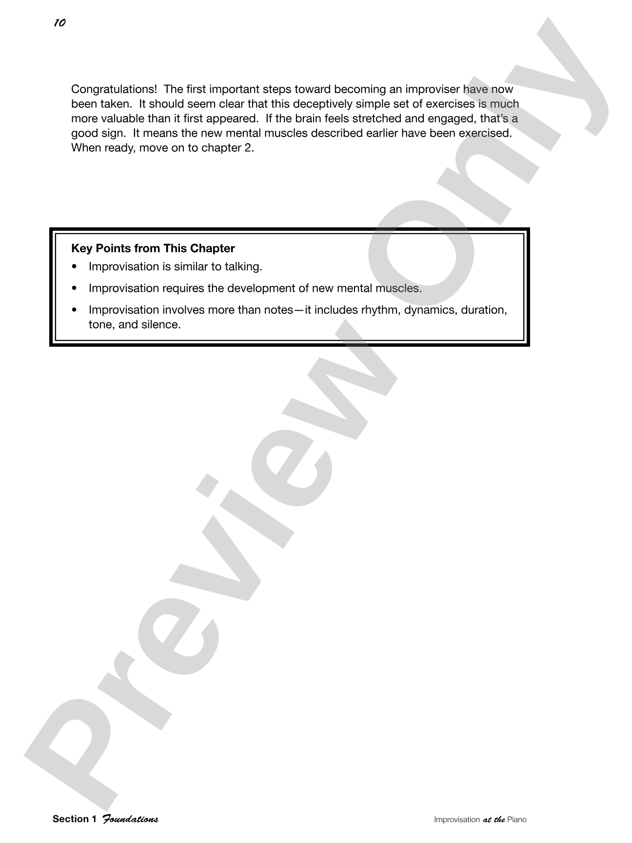 Improvisation at the Piano: A Systematic Approach for the Classically Trained Pianist: Piano