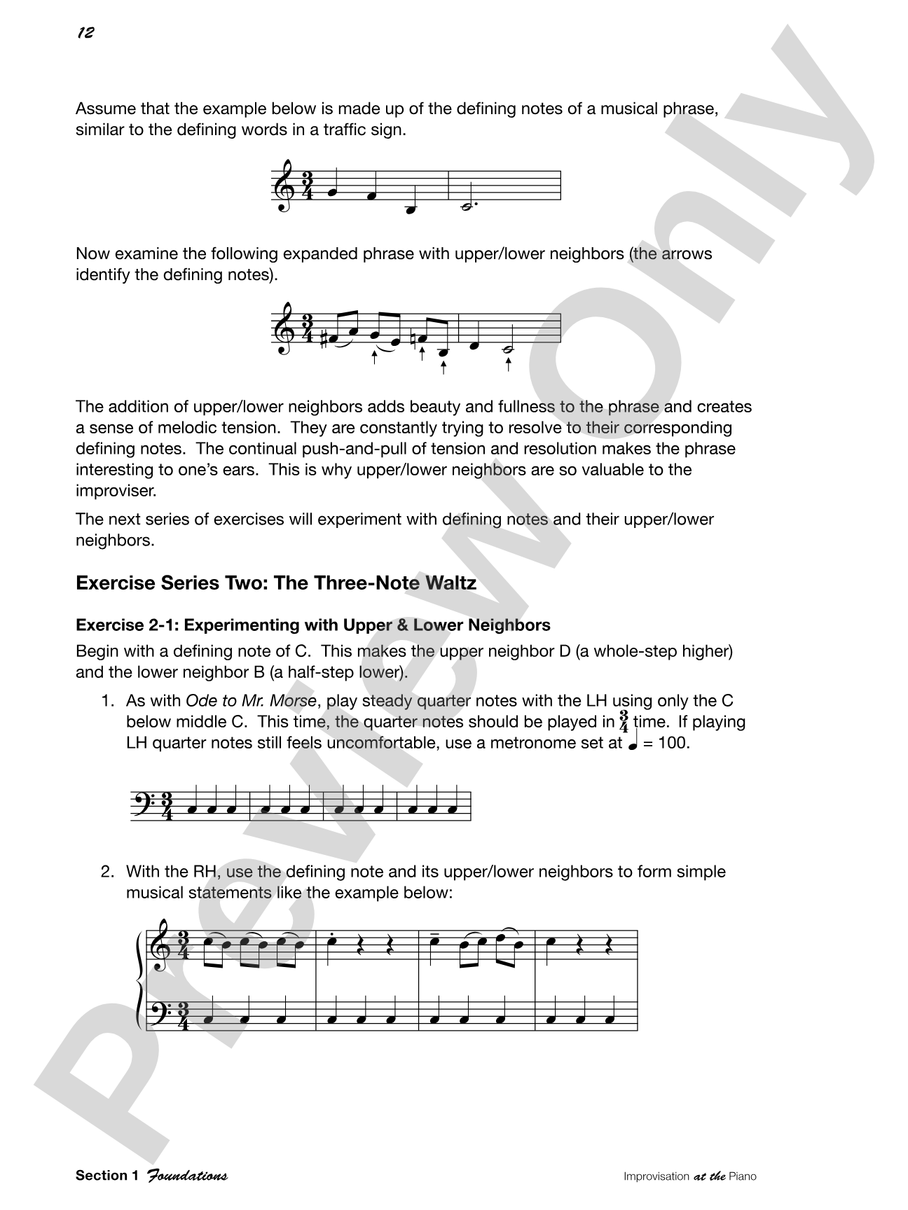 Improvisation at the Piano: A Systematic Approach for the Classically Trained Pianist: Piano