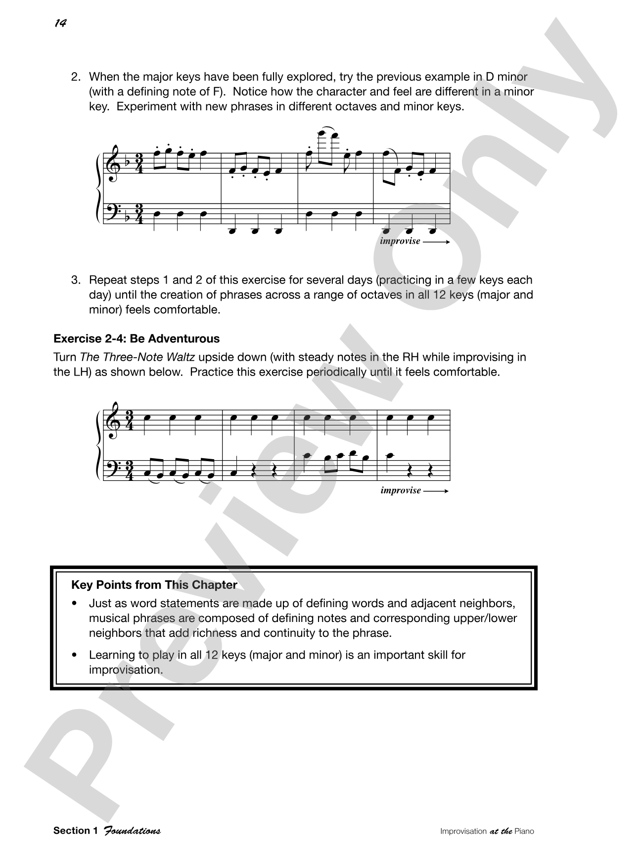 Improvisation at the Piano: A Systematic Approach for the Classically Trained Pianist: Piano