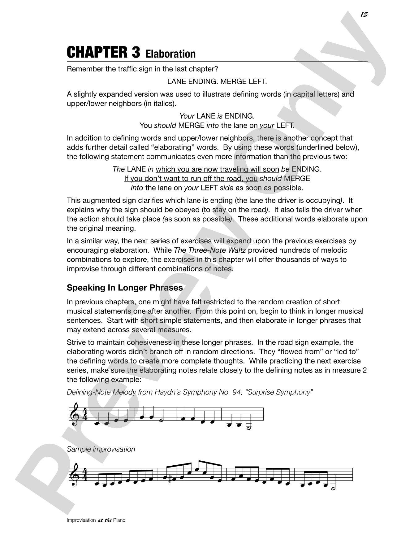 Improvisation at the Piano: A Systematic Approach for the Classically Trained Pianist: Piano