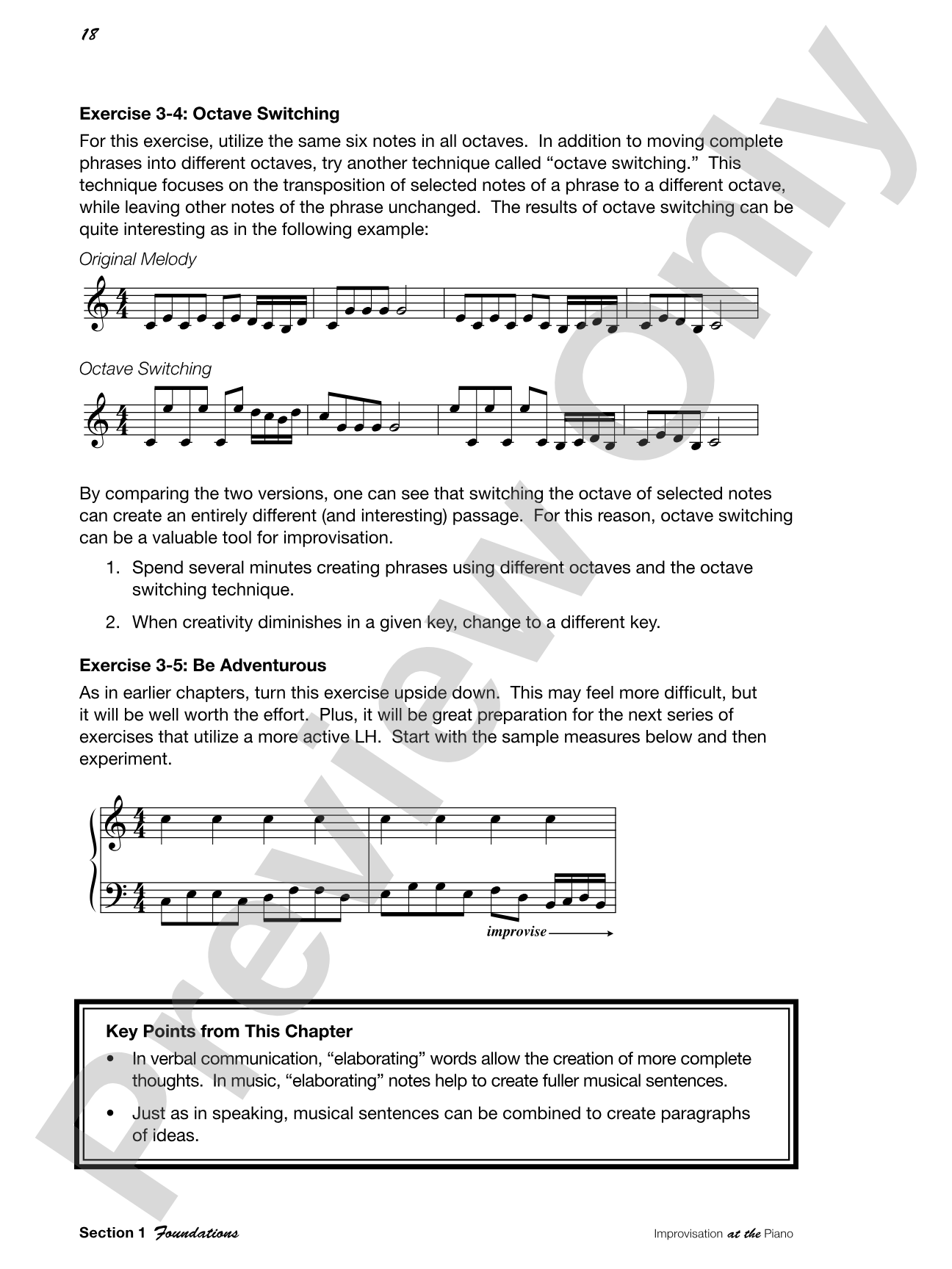 Improvisation at the Piano: A Systematic Approach for the Classically Trained Pianist: Piano