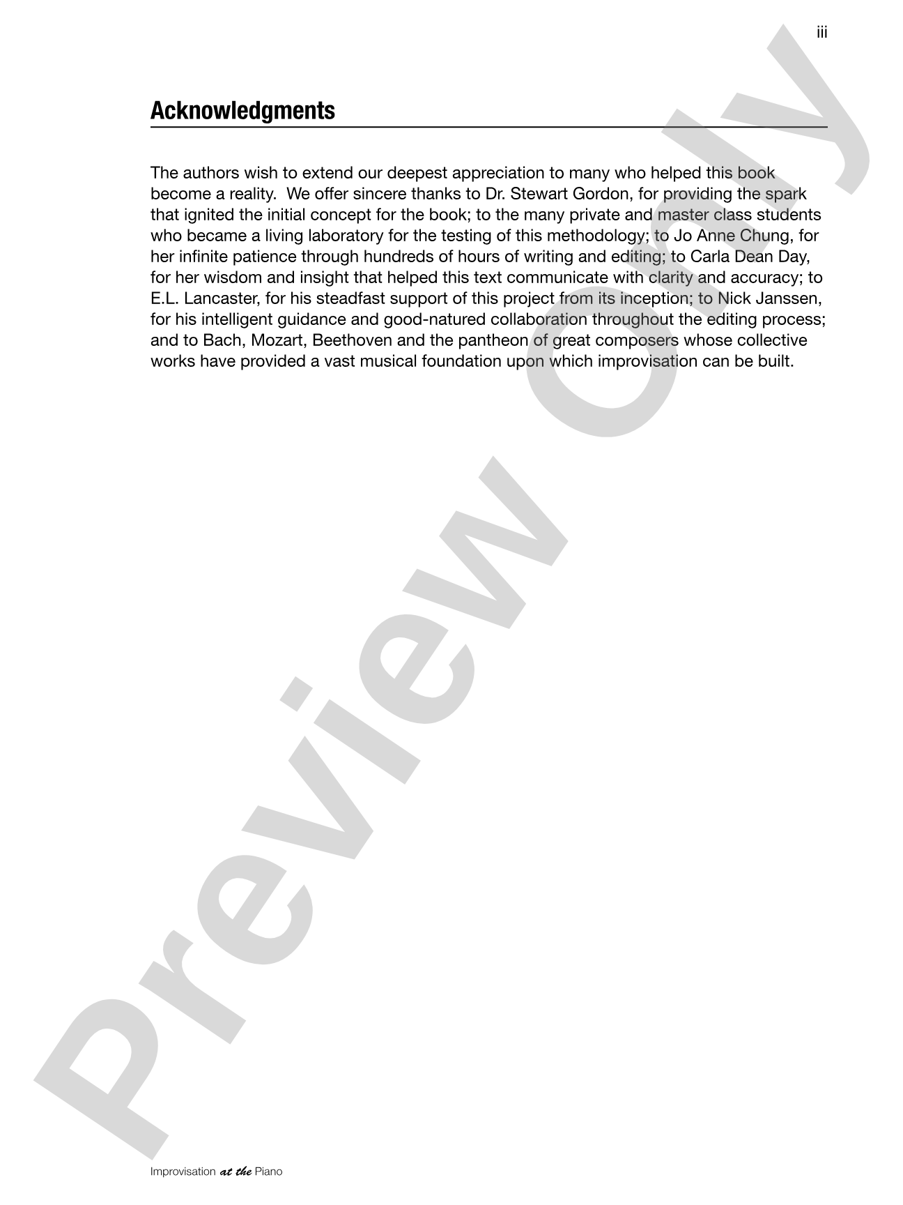 Improvisation at the Piano: A Systematic Approach for the Classically Trained Pianist: Piano