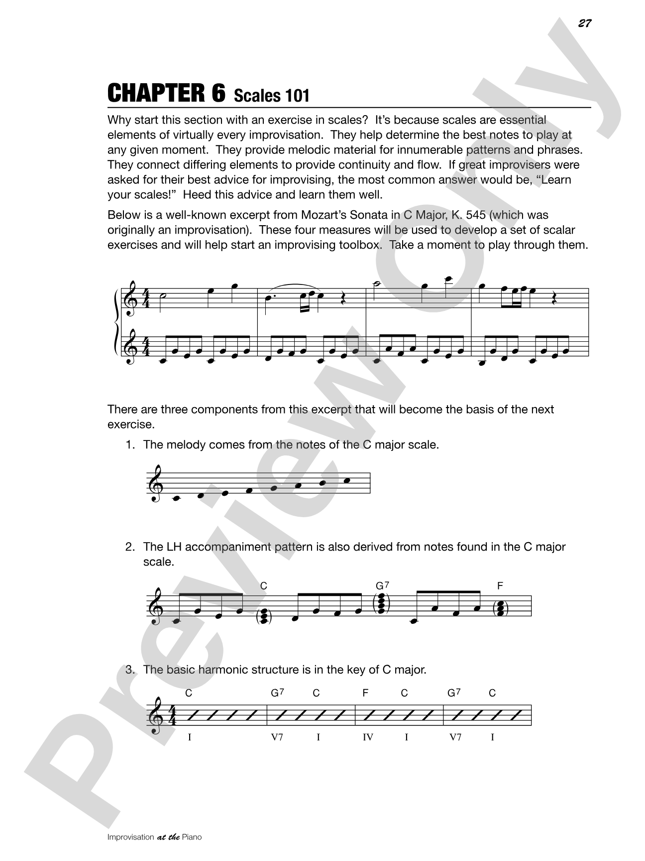 Improvisation at the Piano: A Systematic Approach for the Classically Trained Pianist: Piano