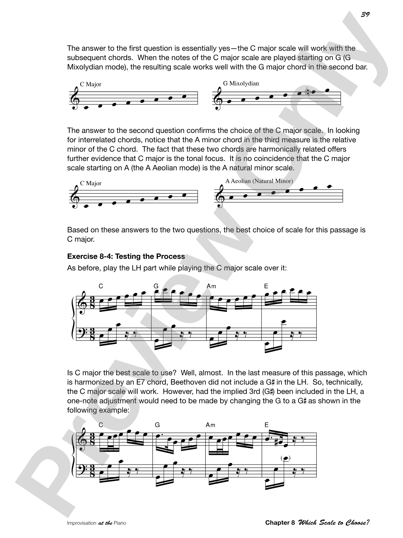 Improvisation at the Piano: A Systematic Approach for the Classically Trained Pianist: Piano
