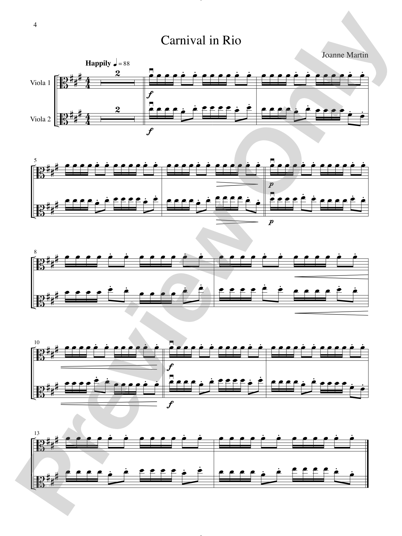 Magic Carpet for Viola: Concert Pieces for the Youngest Beginners