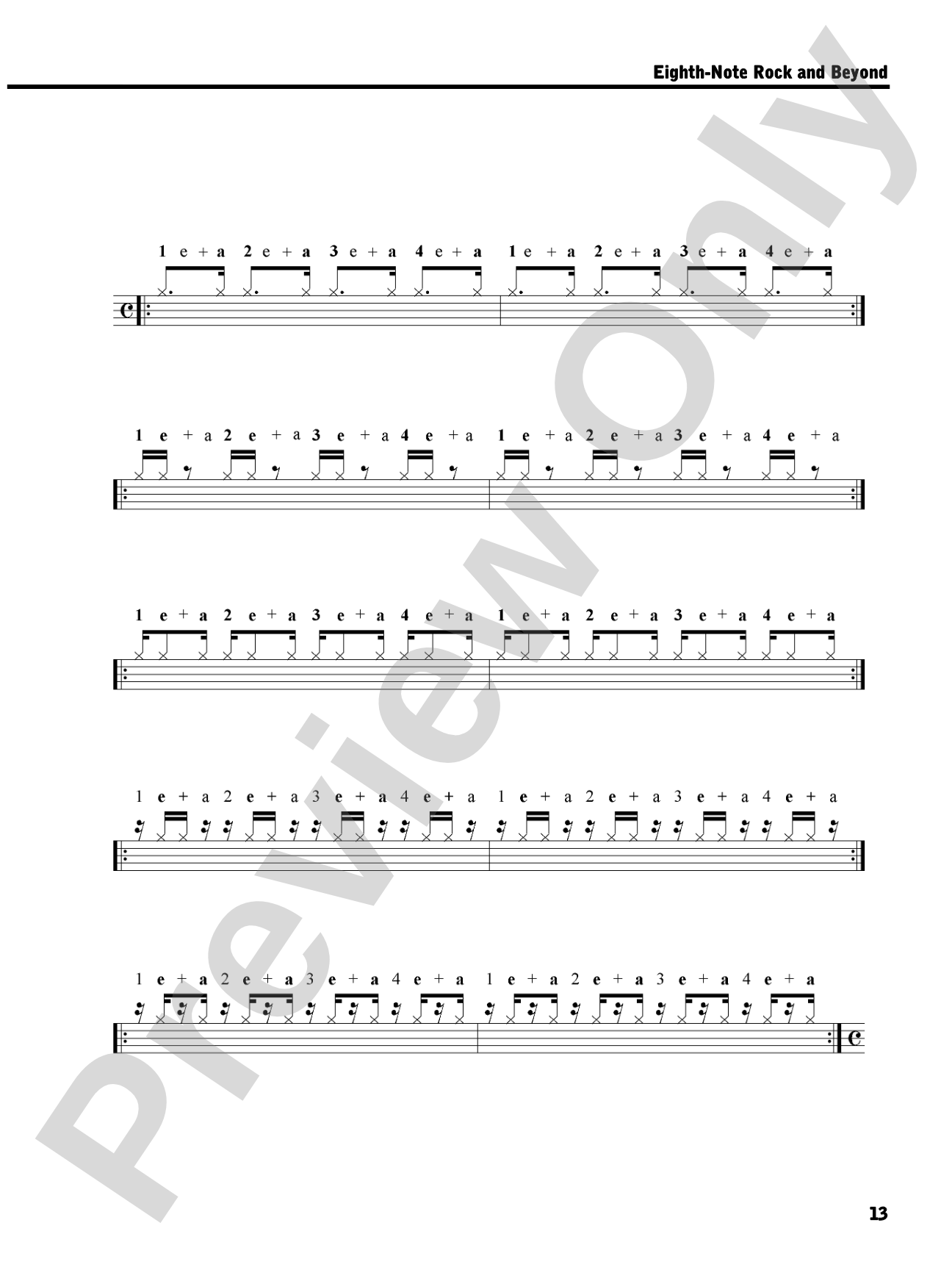 Eighth-Note Rock and Beyond
