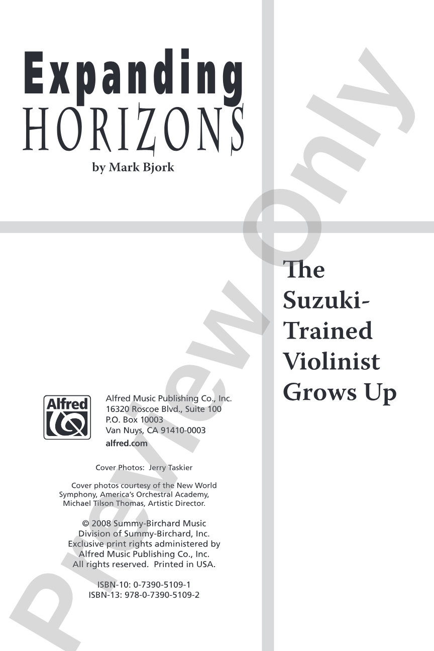 Expanding Horizons: The Suzuki-Trained Violinist Grows Up