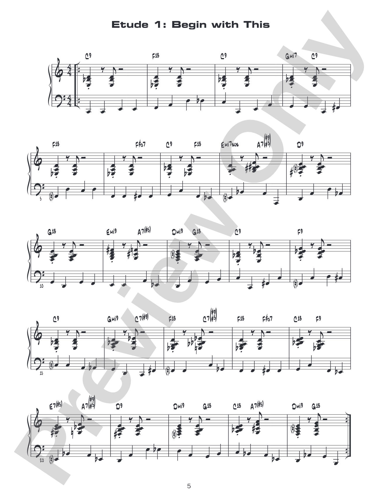Playing Jazz Piano: Piano