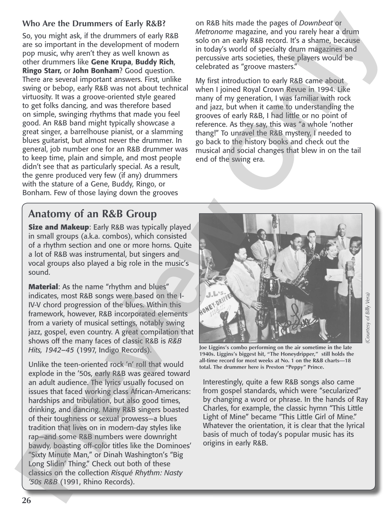 The Commandments of Early Rhythm and Blues Drumming: A Guided Tour Through the Musical Era That Birthed Rock 'n' Roll, Soul, Funk, and Hip-Hop