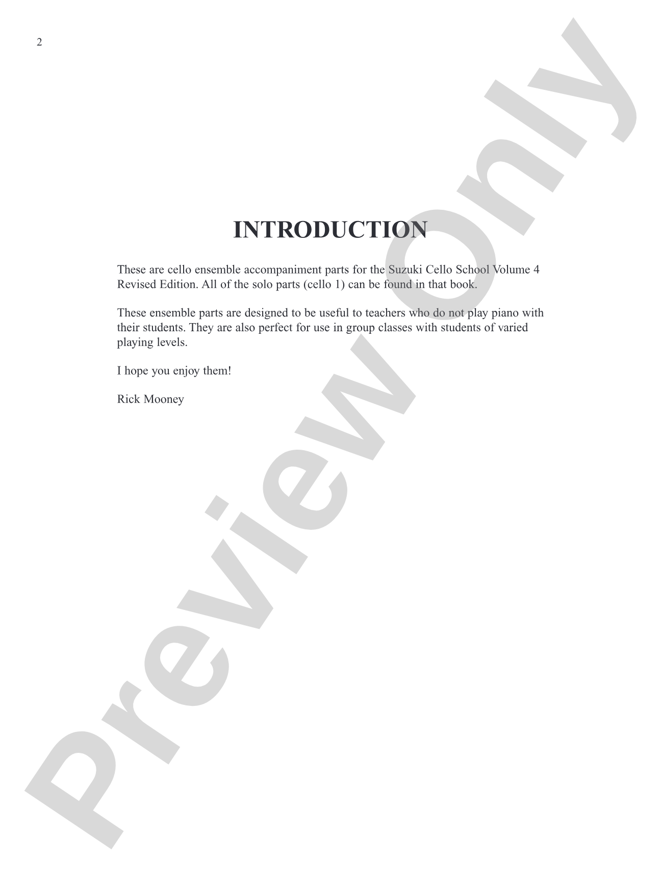Ensembles for Cello, Volume 4: String Orchestra