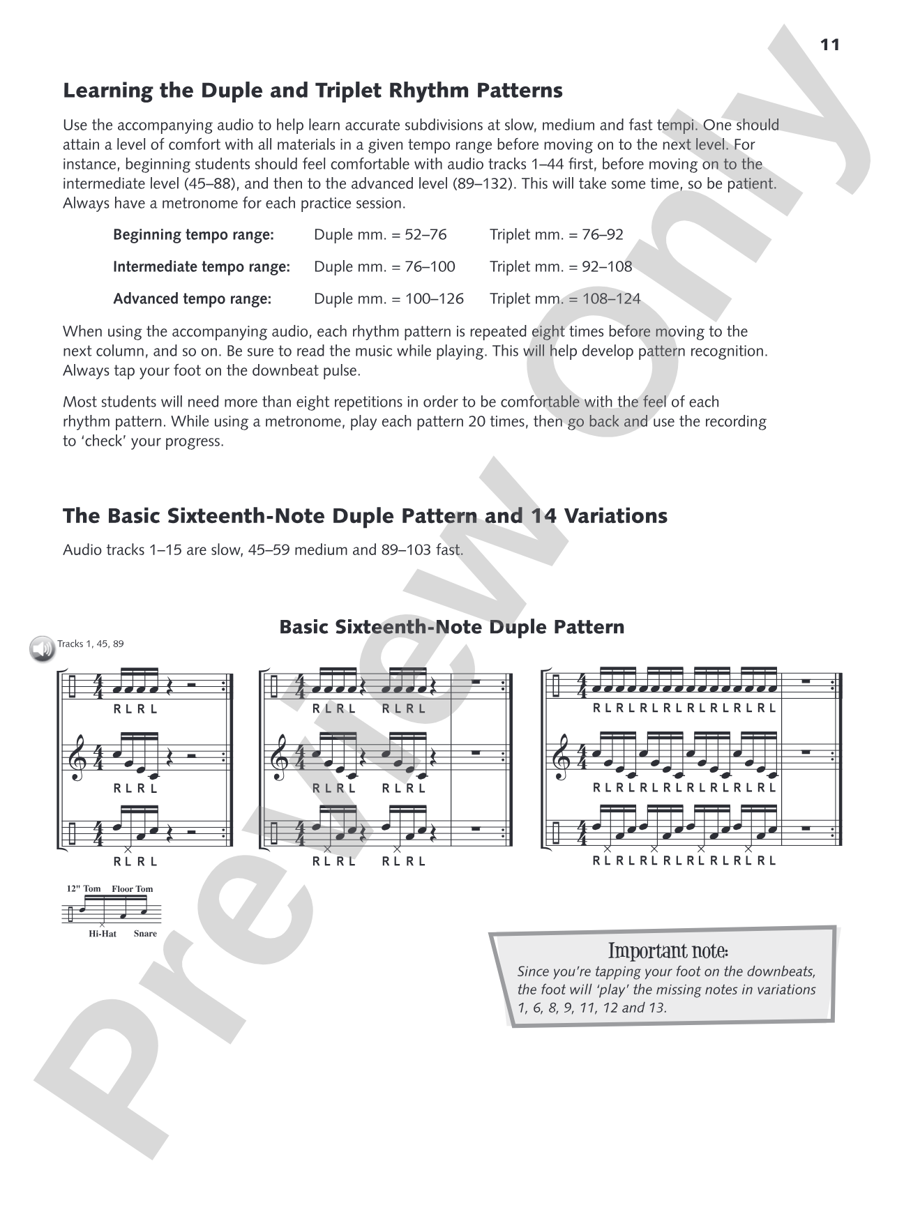 A Percussionist's Guide to Check Patterns: Building a Fundamental Rhythmic Vocabulary