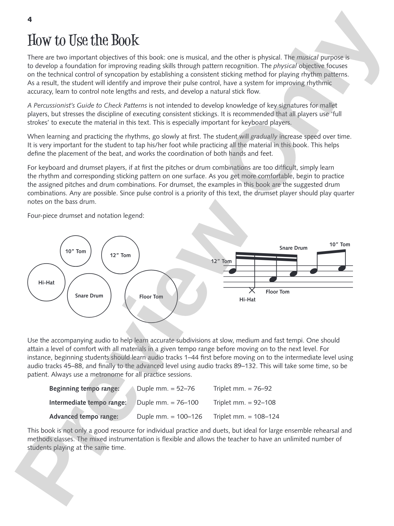A Percussionist's Guide to Check Patterns: Building a Fundamental Rhythmic Vocabulary