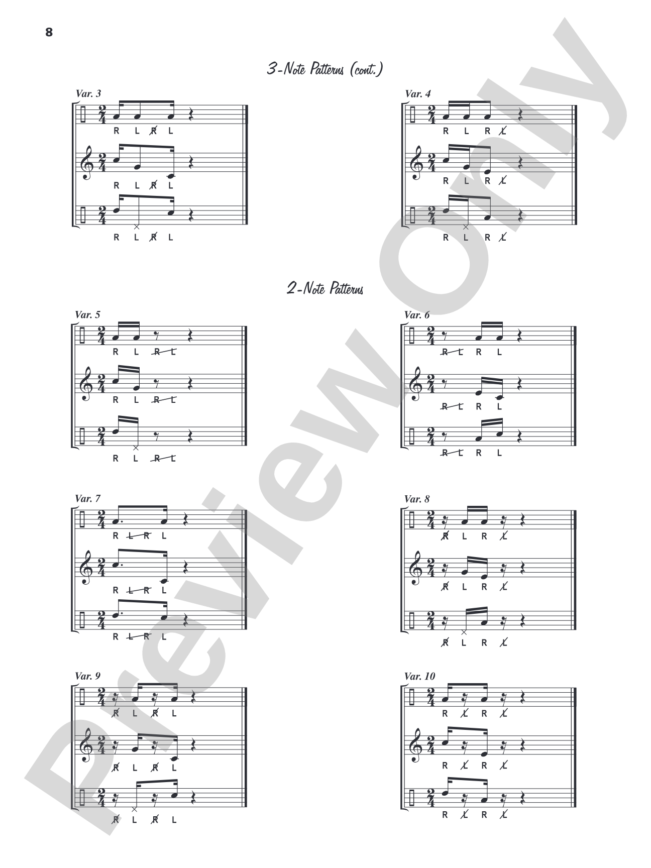 A Percussionist's Guide to Check Patterns: Building a Fundamental Rhythmic Vocabulary