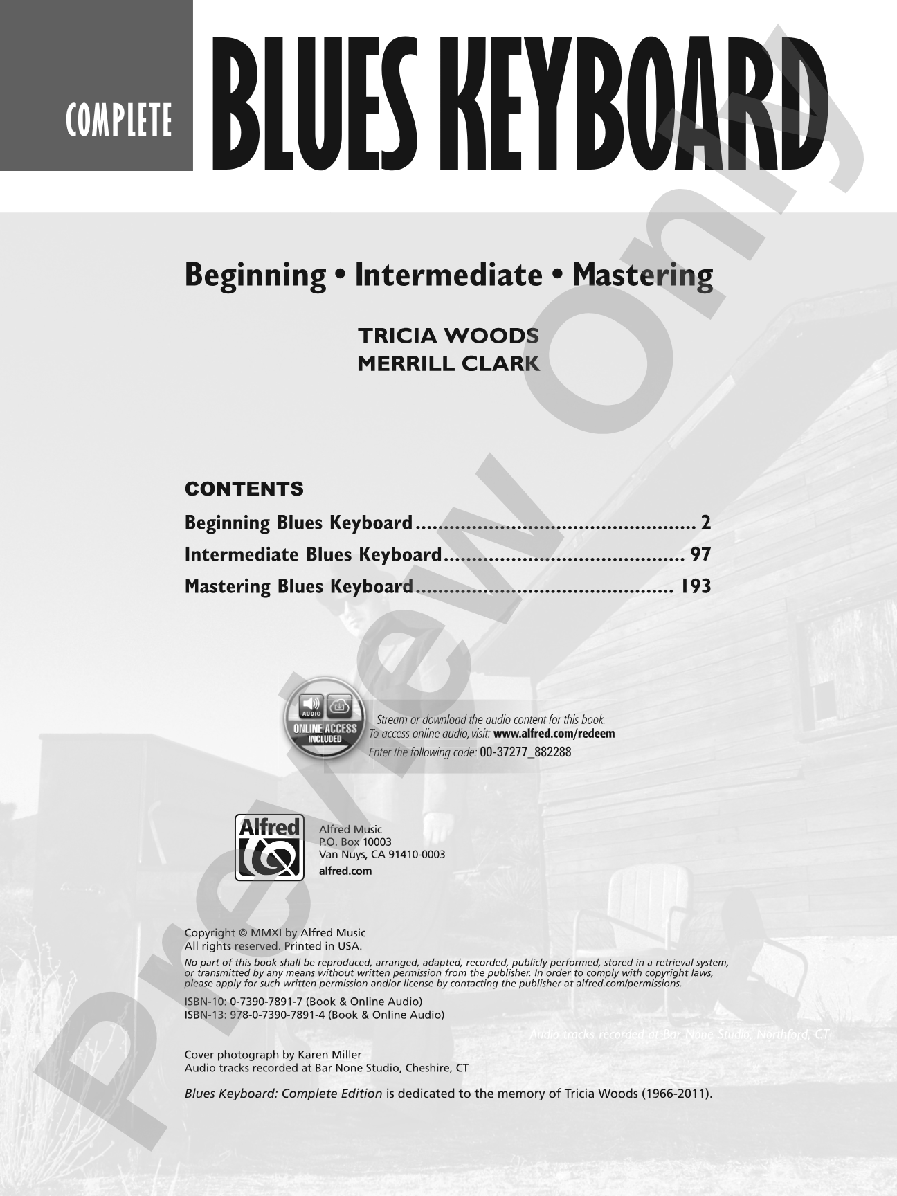 Complete Blues Keyboard Method Complete Edition: Piano